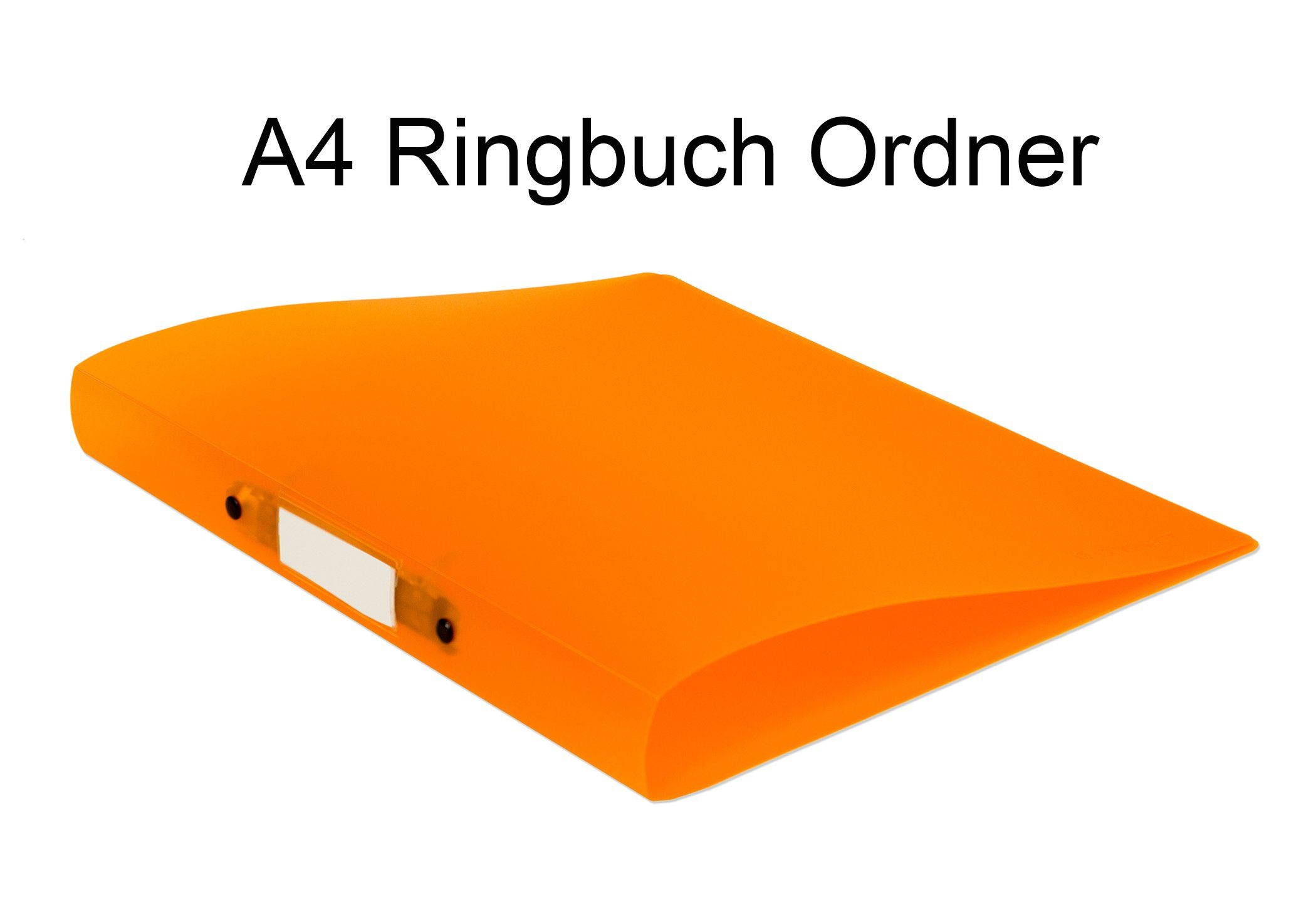 Q-Connect Ringbuchmappe Ringbuch Ordner DIN A4 schmal Mappe Schulordner Ringordner Hefter