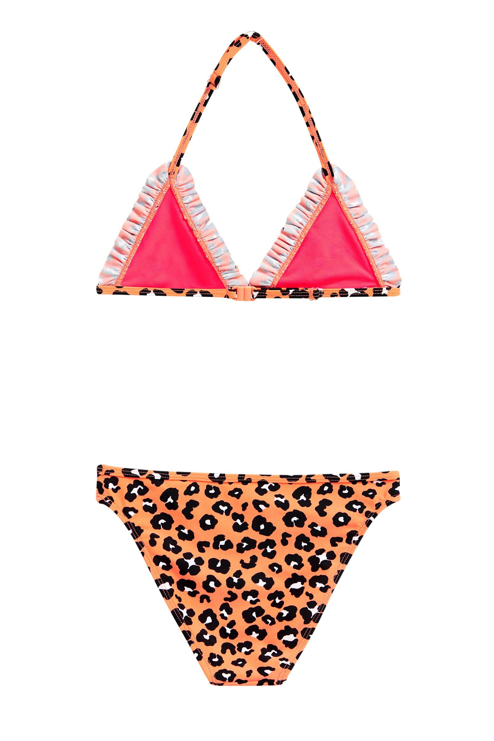 WE Orange Fashion Bandeau-Bikini-Top