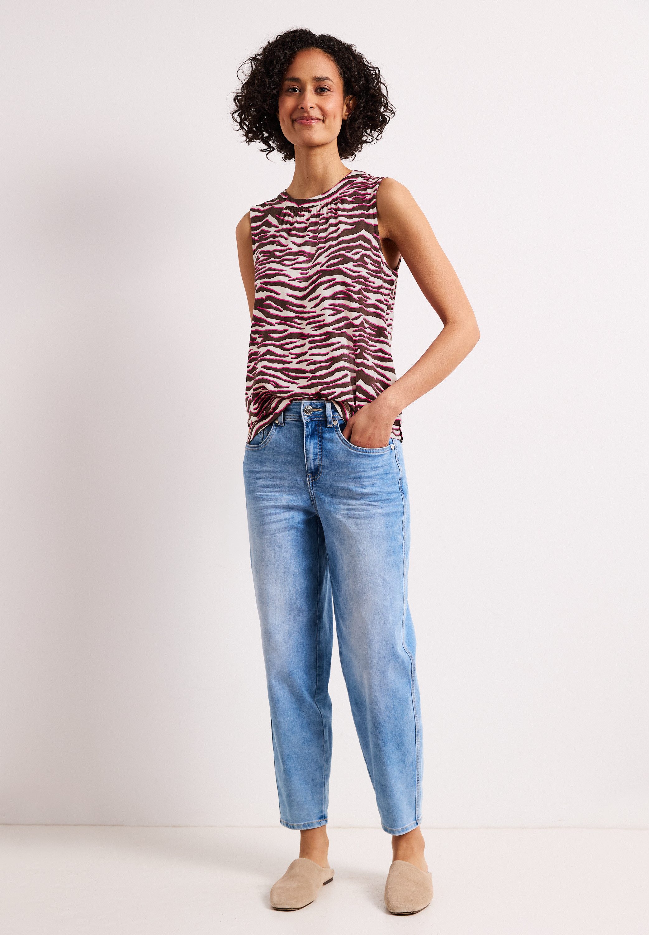 STREET ONE Shirttop mit Zebra-Print – Bild 3 von 5