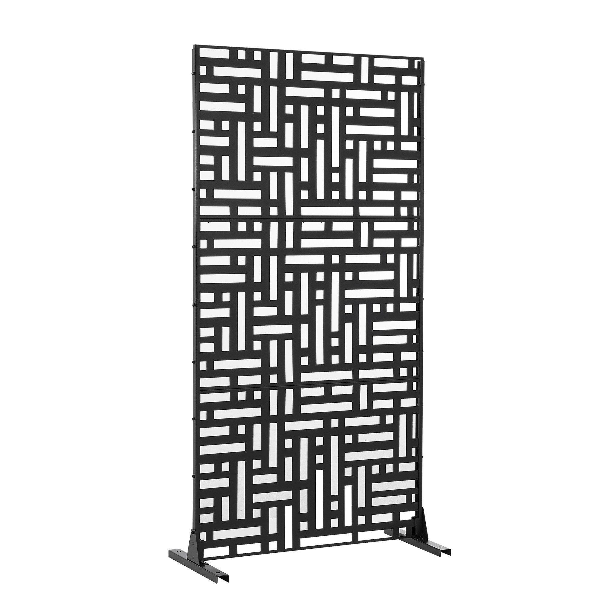 casa.pro Raumteiler, »Bernalda« Trennwand Stahl 180 x 90 cm Schwarz