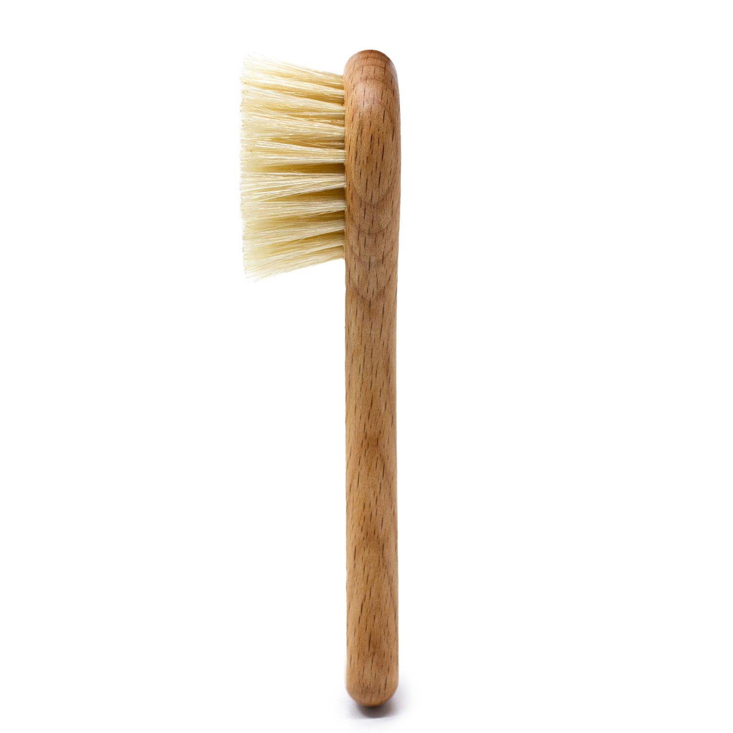 Landshop24 Reinigungsbürste Champignonbürste, Pilzbürste, Schweineborste, Buchenholz, Pilze, (1 Bürste), Made in Germany