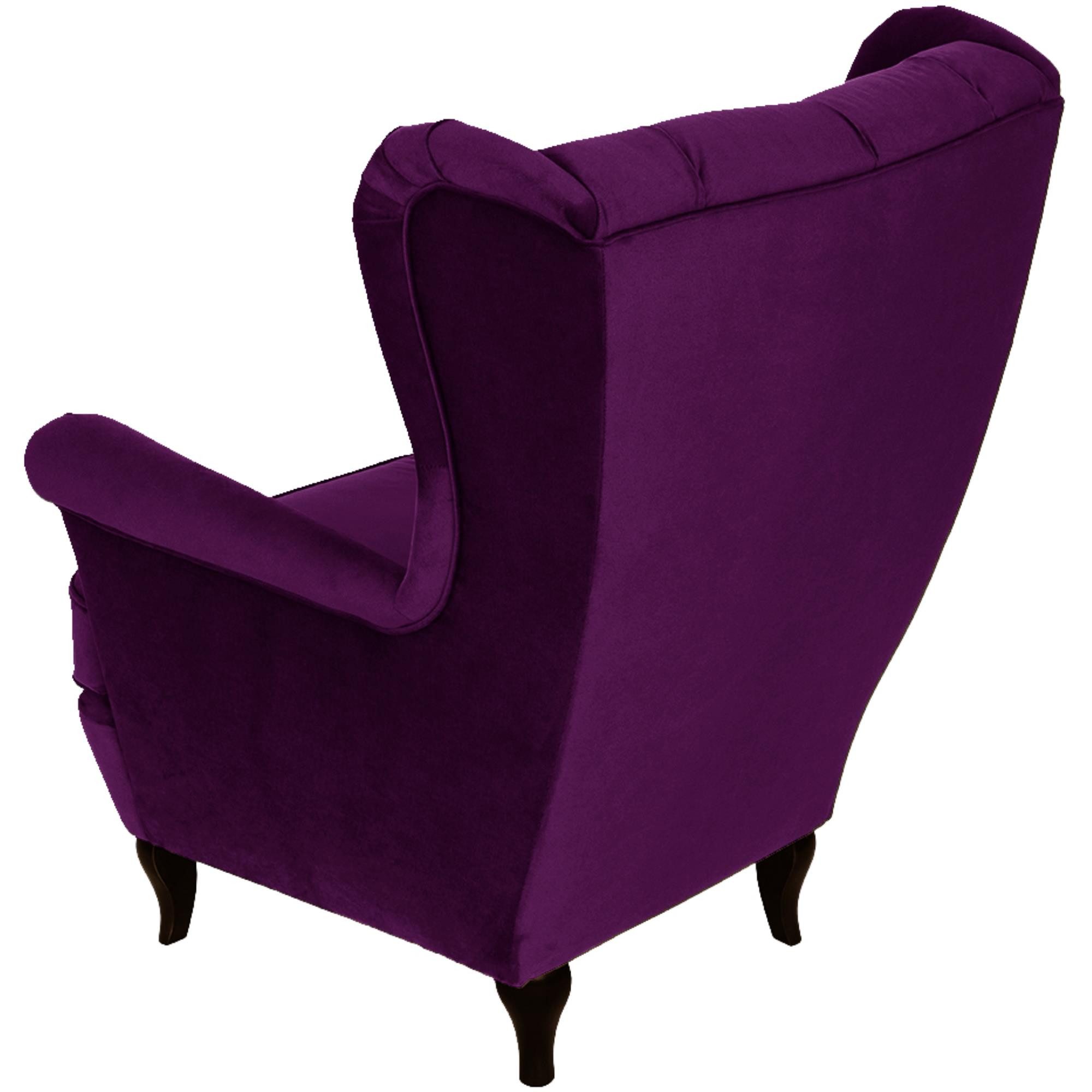 Beautysofa Ohrensessel Sessel FALCO Chesterfield Wohnzimmersessel Fernsehsessel – Bild 5 von 5