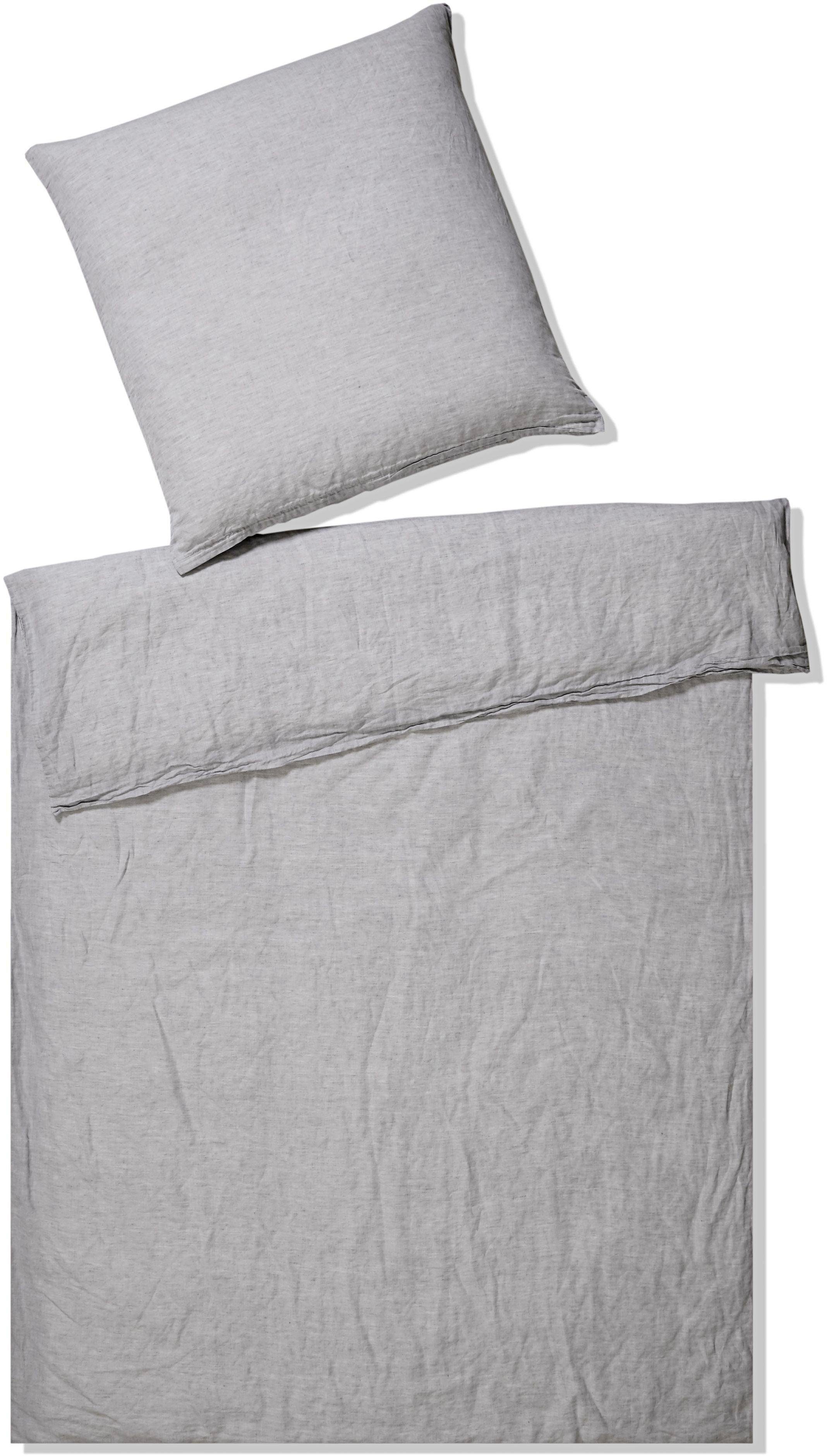 Elegante Bettwäsche »Pure Leinen«, angenehmes Material günstig online kaufen