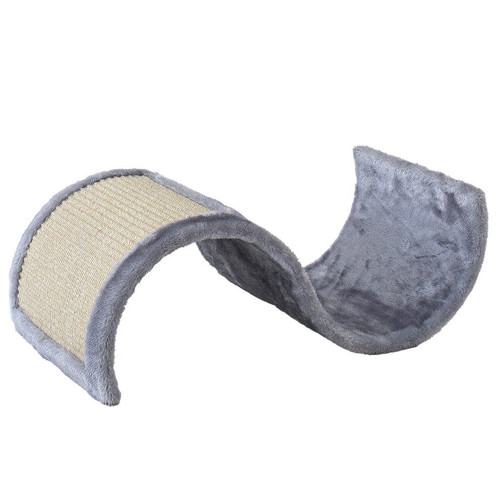Nobby Kratzbrett Nobby Katzen Kratzbrett Sinus 50 x 29 x 18 cm grau