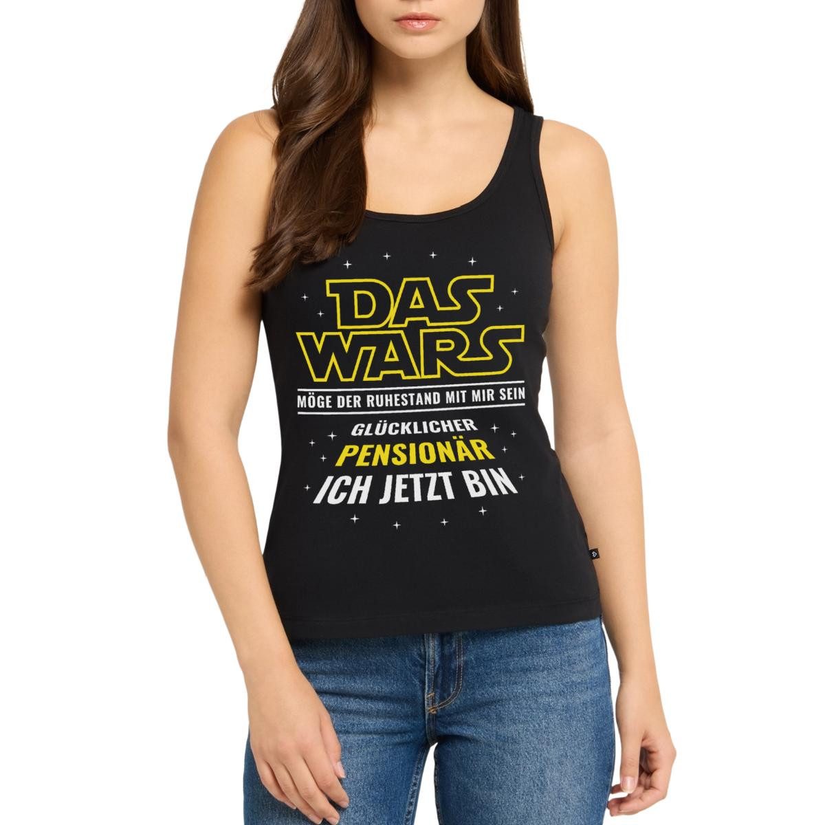 T-Shirt Glücklicher Pensionär Lustiger Ruhestand Spruch Frauen Premium Tank To
