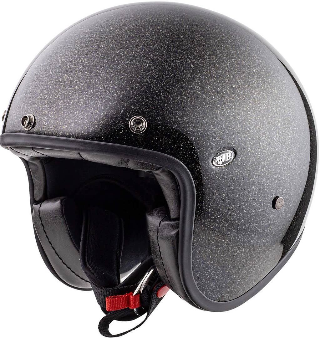 Premier Motorradhelm Le Petit Classic U 9 Glitter Gold Helm