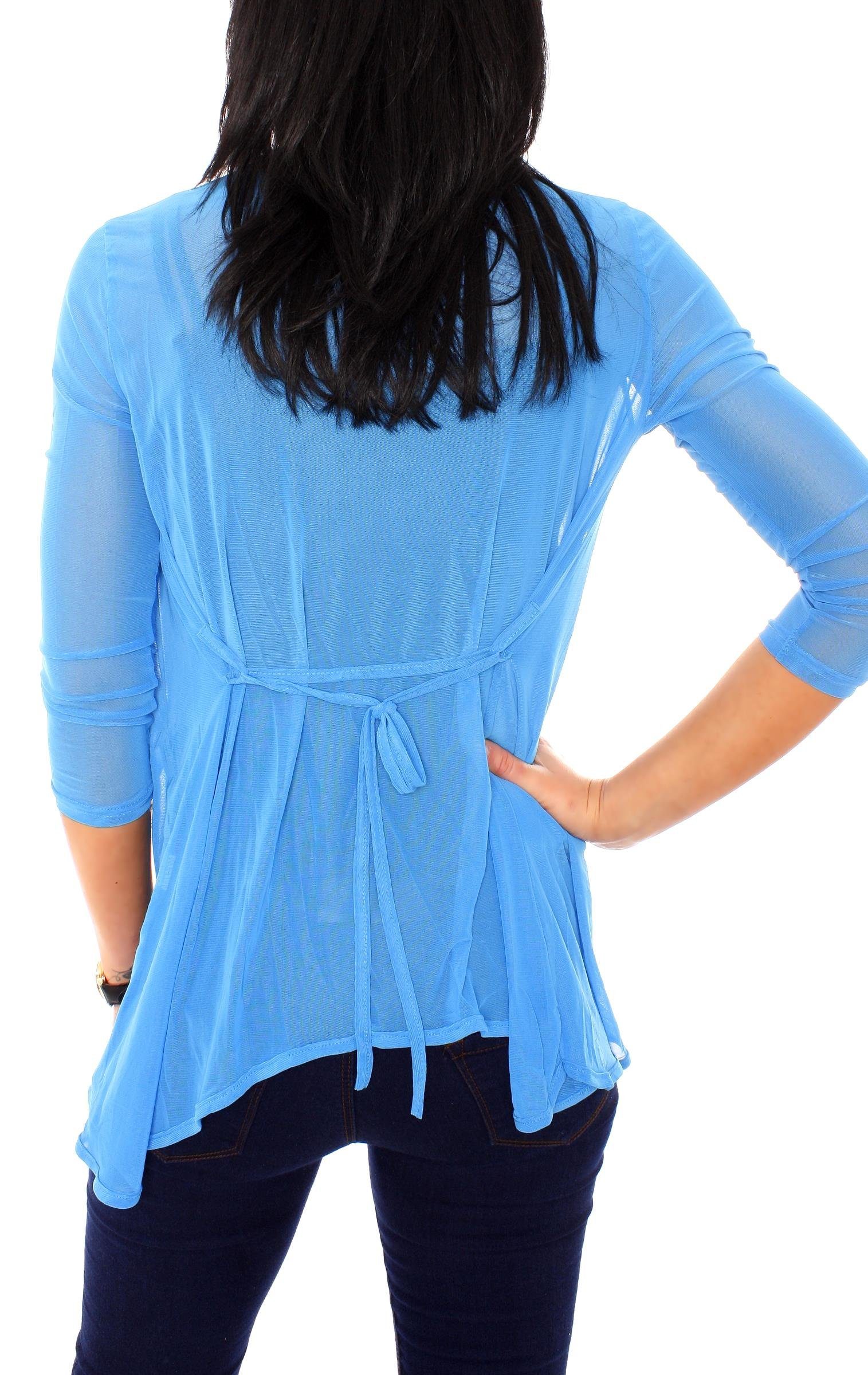 Muse Cardigan Mesh Cardigan Jäckchen transparent günstig online kaufen