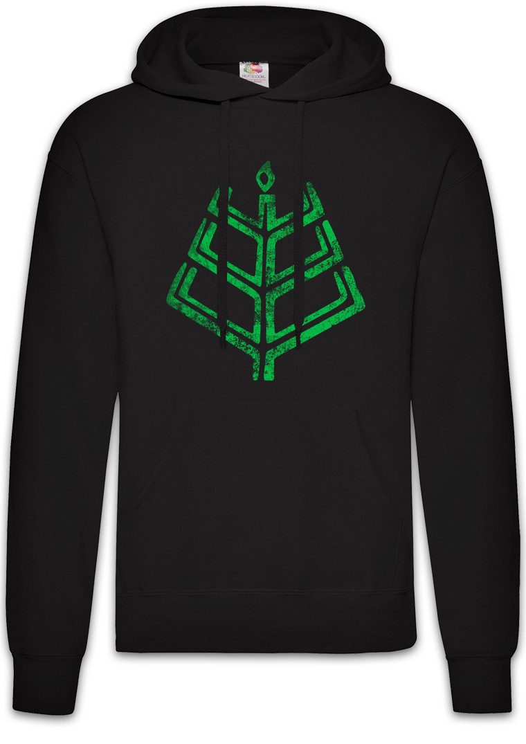 Urban Backwoods Hoodie Romuva Latvian Dievturity Symbol Herren Hoodie Sign Zeichen Logo (1-tlg) Lettland Lettisch Latvia Belief