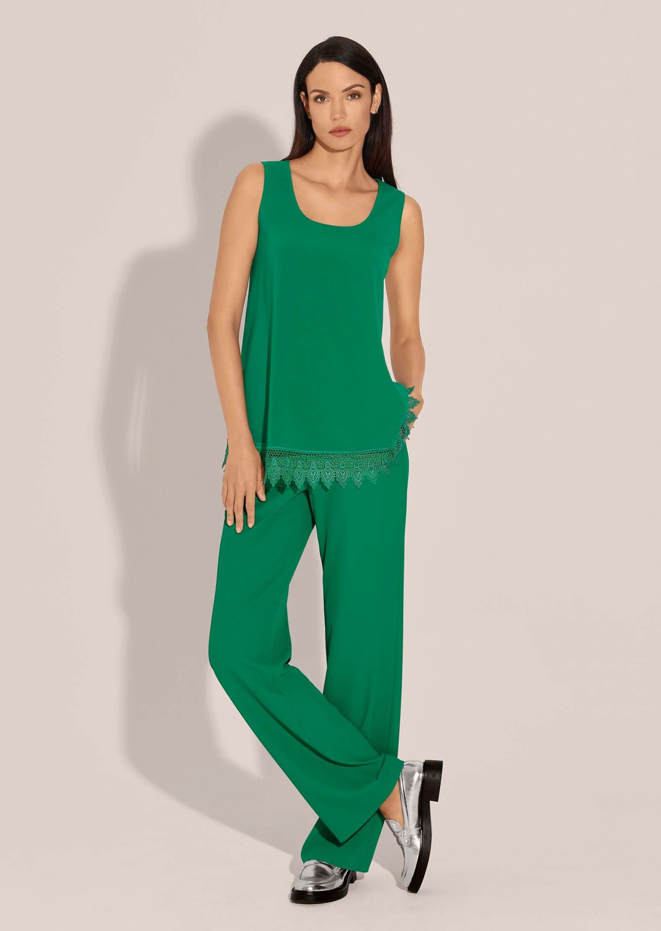 MADELEINE Stoffhose Weite Stretch-Hose mit Bügelfalten günstig online kaufen