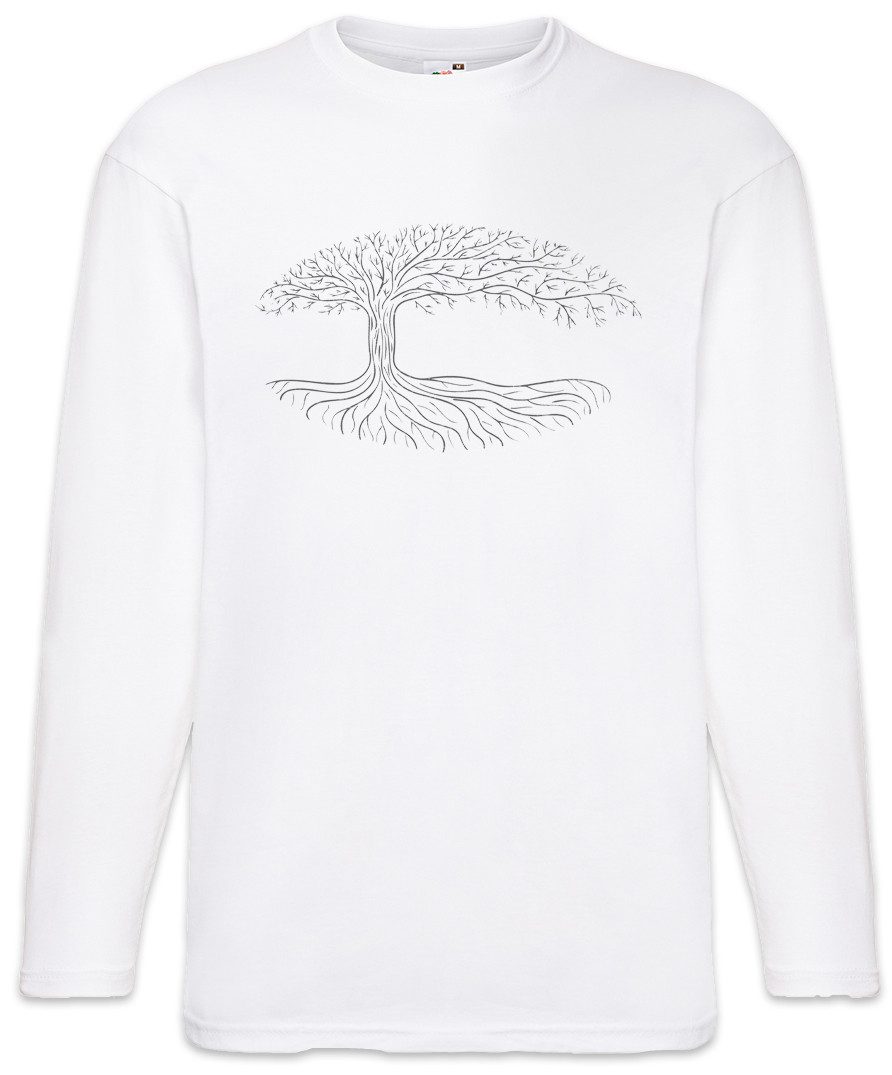 Langarmshirt Oval Yggdrasil Langarm T-Shirt Arsen Celtic Irminsul World Tree Of