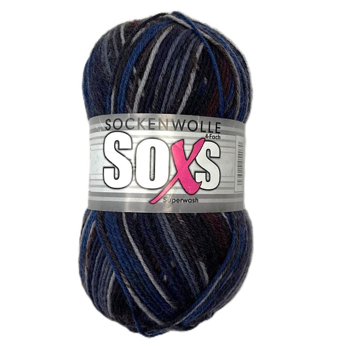 Gründl Sockenwolle Soxs Superwash 4 oder 6 fach Häkelwolle, 130 m (150g für Socken bis Gr. 46, 1 Knäuel), superwash, strapazierfähig, weich