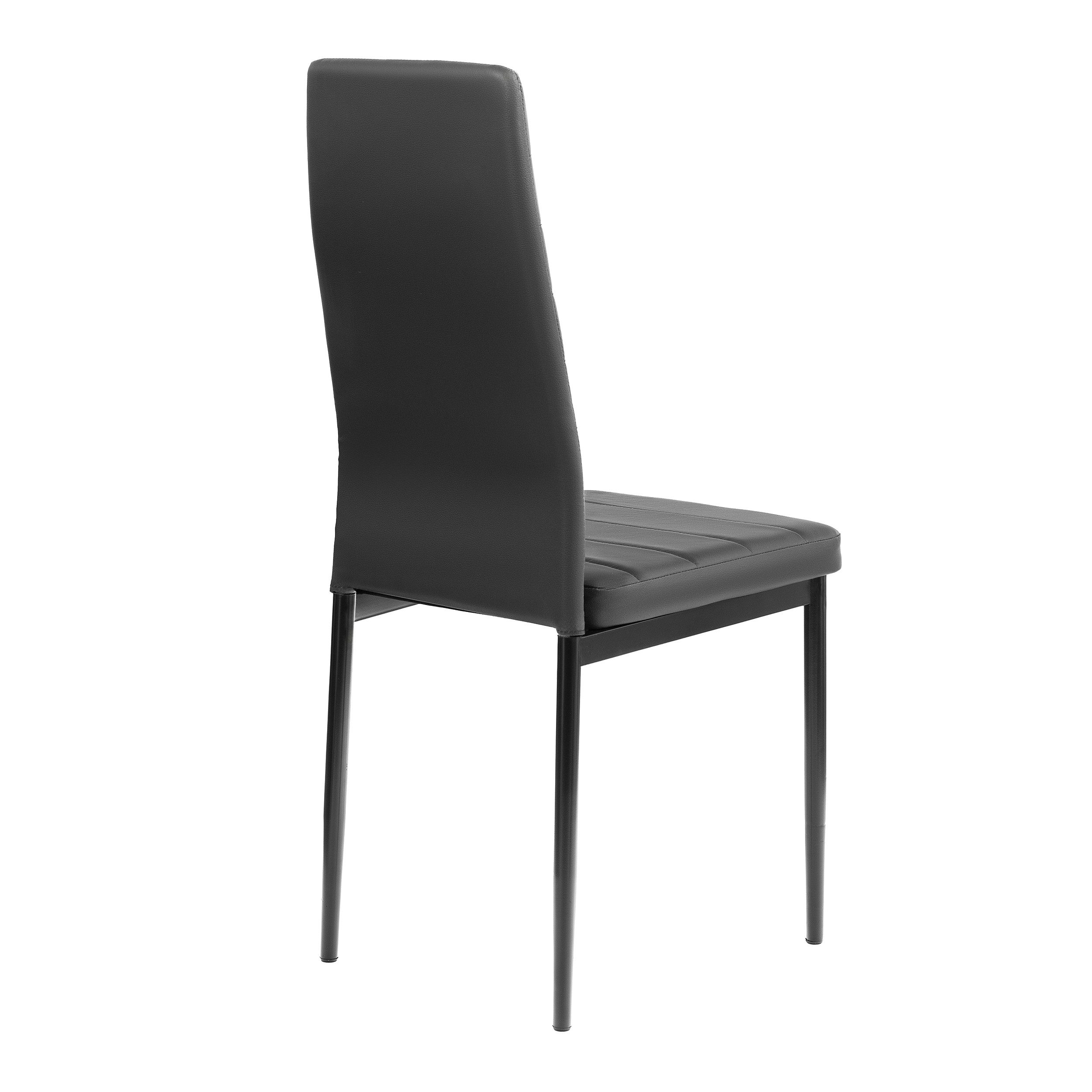 Furnify Esszimmerstuhl Küchenstuhl HYGGE Komfortabler Kunstlederstuhl für Küche & Esszimmer (1 St), mit Rückenlehne