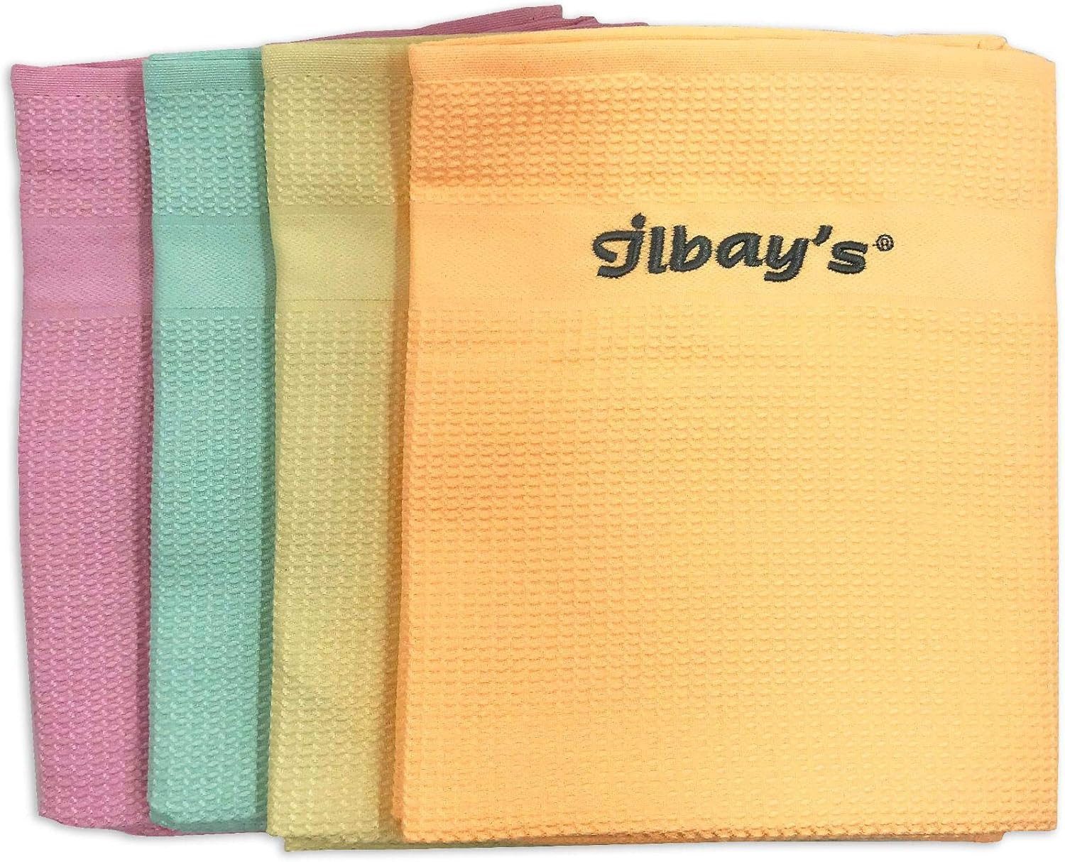 Ilbay's by Umit Ilbay ilbays Mikrofasertücher 4er Set Mikrofasertuch (Mikrofaser, 42x68 cm, Waschbar bis 60 ° C)