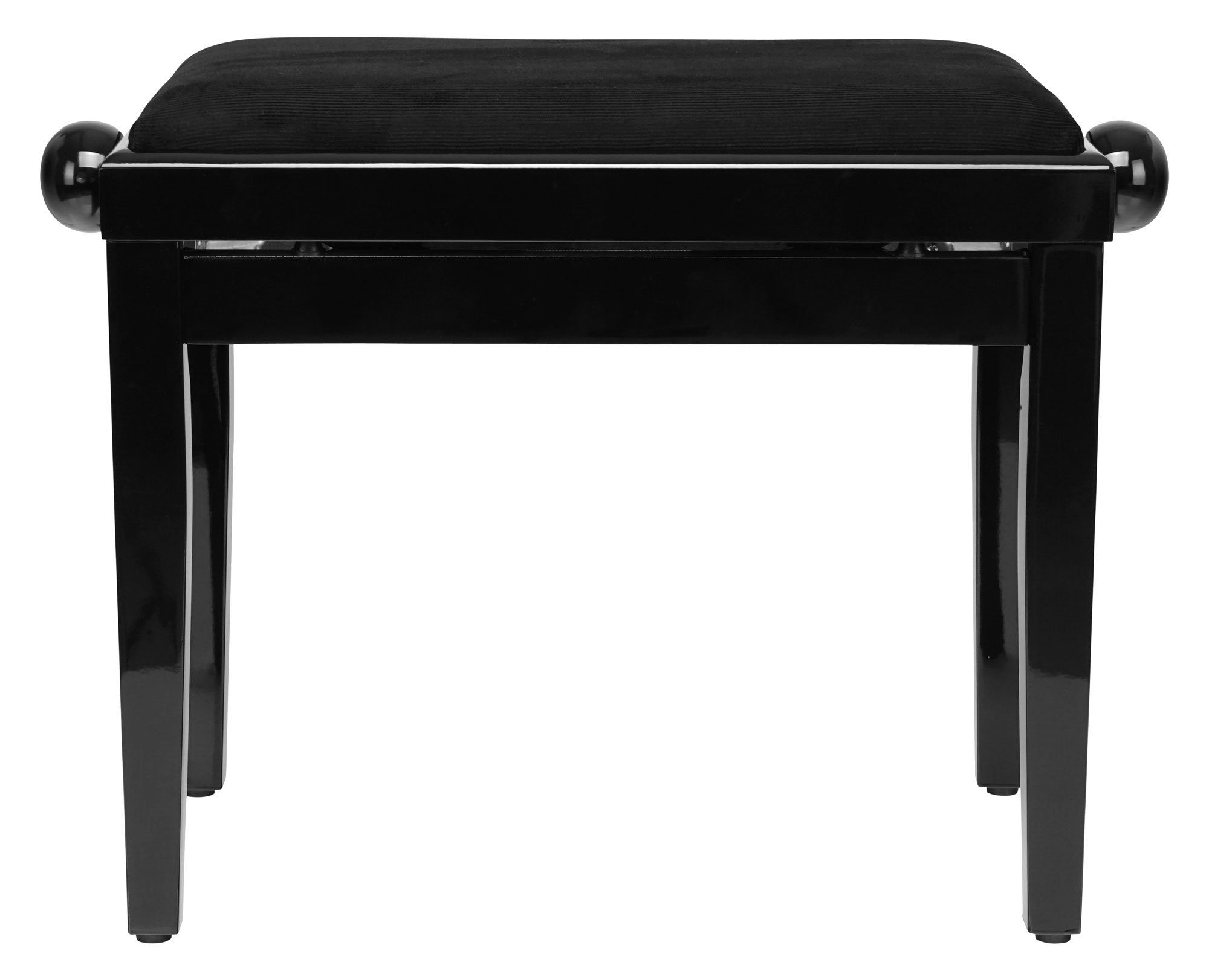 Classic Cantabile Klavierbank DP Pianobank - Höhenverstellbar von 47 bis 56 cm (Hochwertiger Sitzkomfort, 1-St., Sitzfläche 55 x 32 cm), Leichtgängige Spindelmechanik