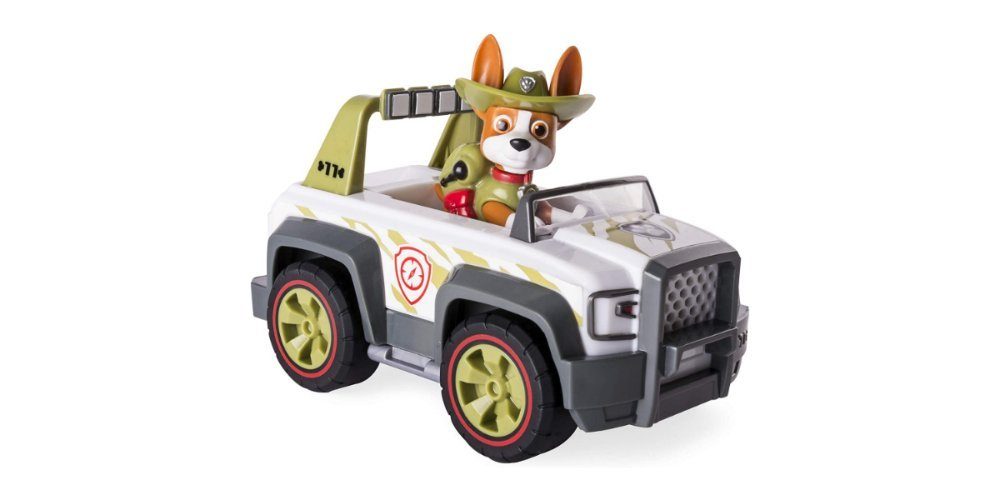 Actionfigur Paw Patrol Tracker mit Fahrzeug, (2-tlg)