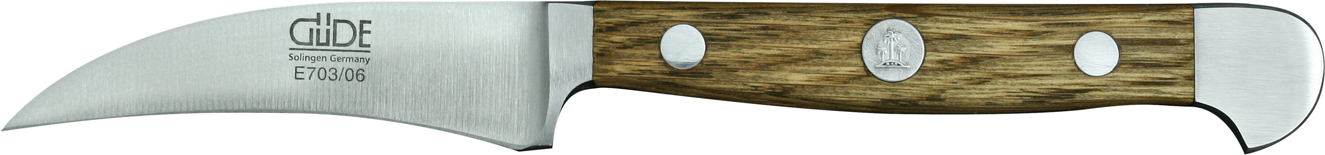 Güde Ножи Solingen Schälmesser Güde Alpha Schälmesser 6cm, Fasseiche