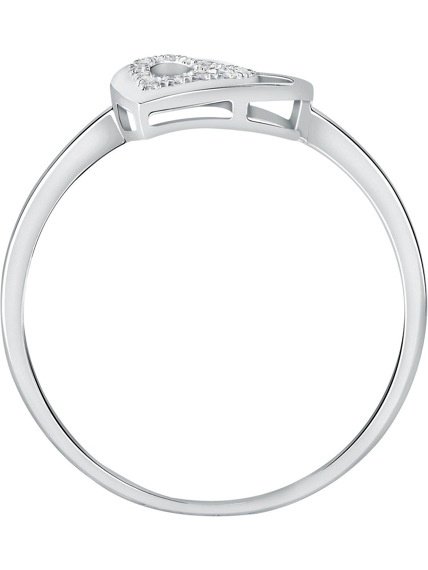 CHRIST Diamantring CHRIST Damen-Damenring 375er Weißgold 14 Diamant