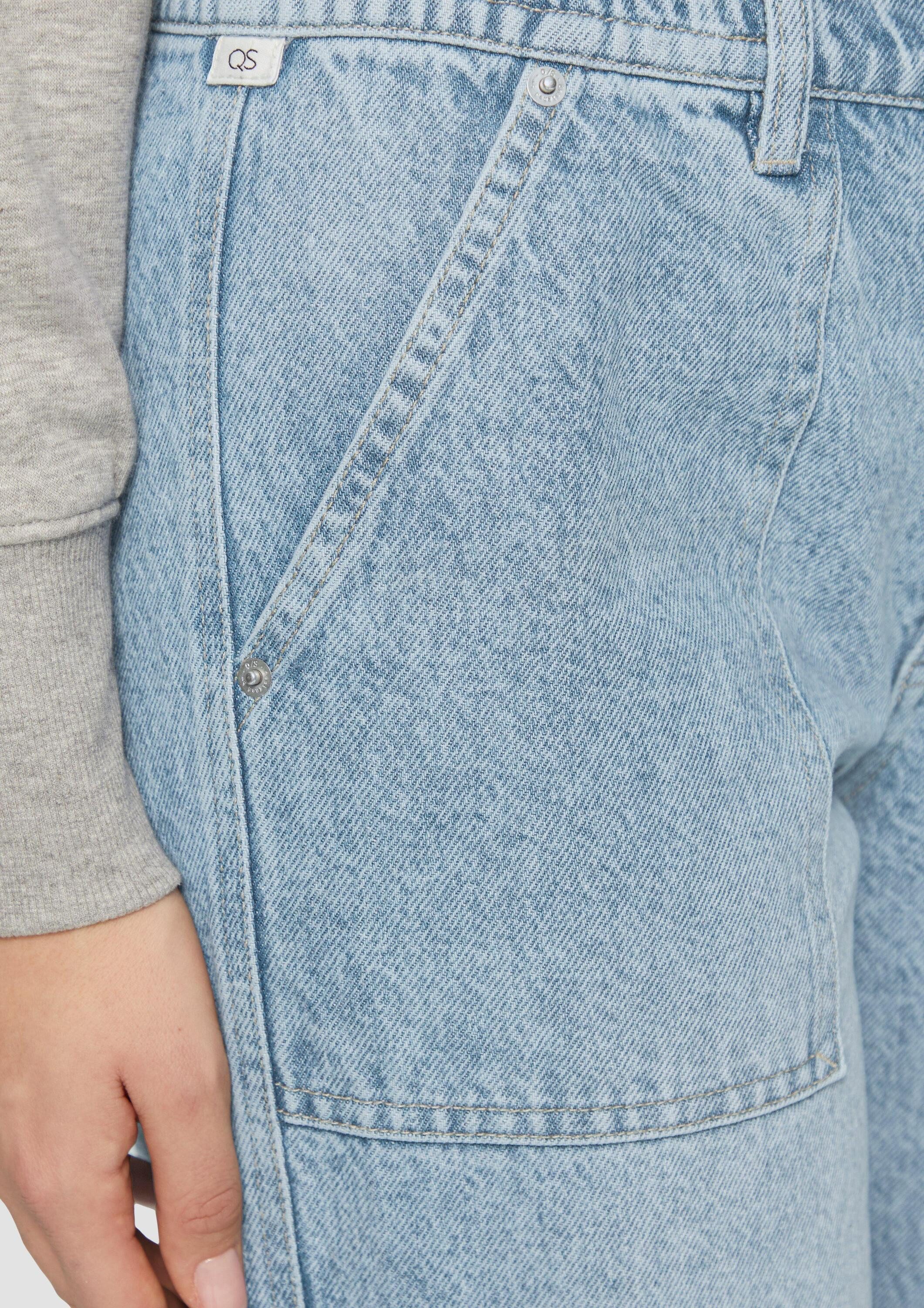 QS Weite Jeans Jeans-Hose CATIE Jeans Catie / Relaxed Fit / Mid Rise / Wide Leg