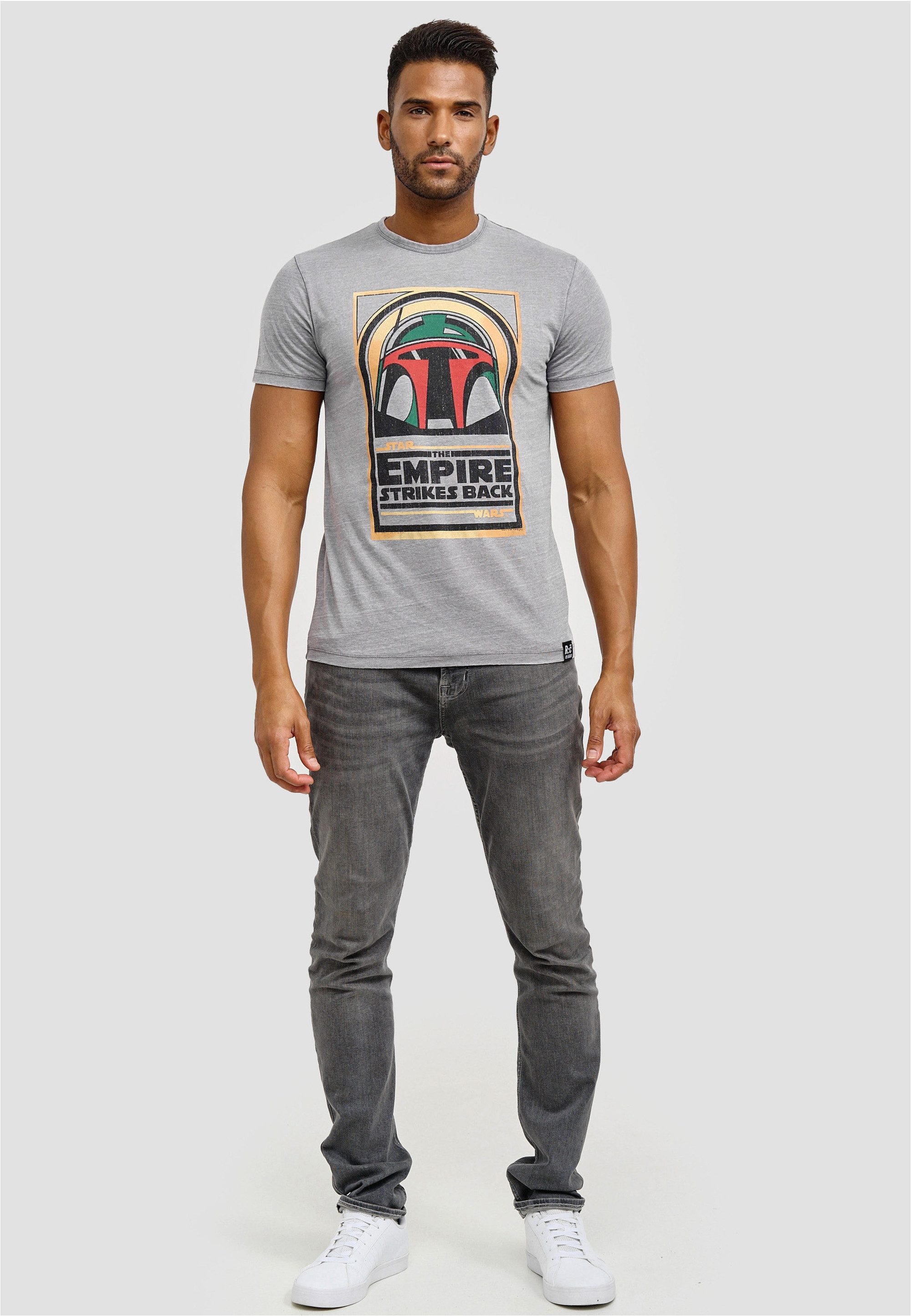 Recovered T-Shirt Star Wars Boba Fett Empire Strikes Back im zeitlosen Design