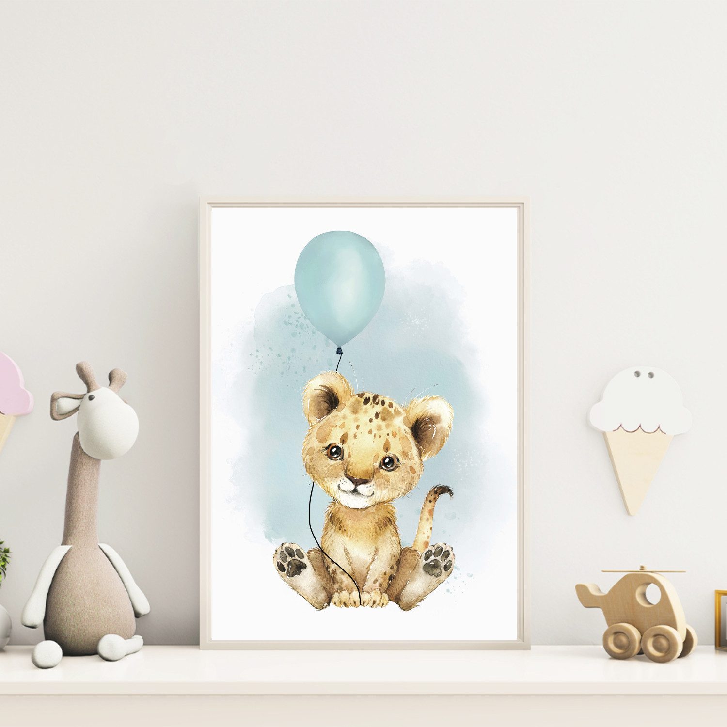 MeinBaby123® Poster Bilder Kinderzimmer, Poster Kinderzimmer Deko, Babyzimmer Deko, Spruch Wandbilder, Boho, Tiere – Bild 4 von 5