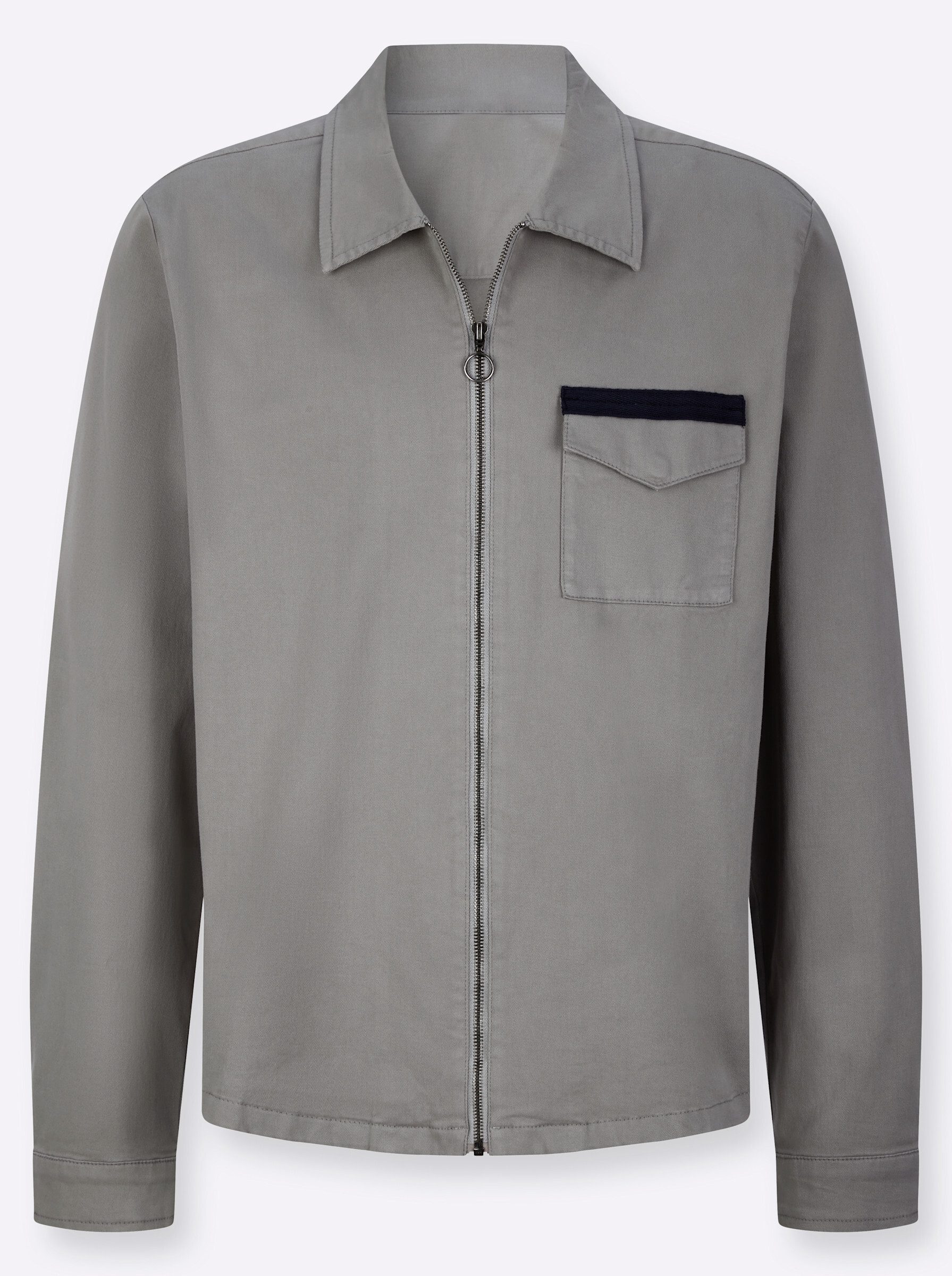 Sieh an! Blouson Twilljacke Langarm Länge ca. 68 cm