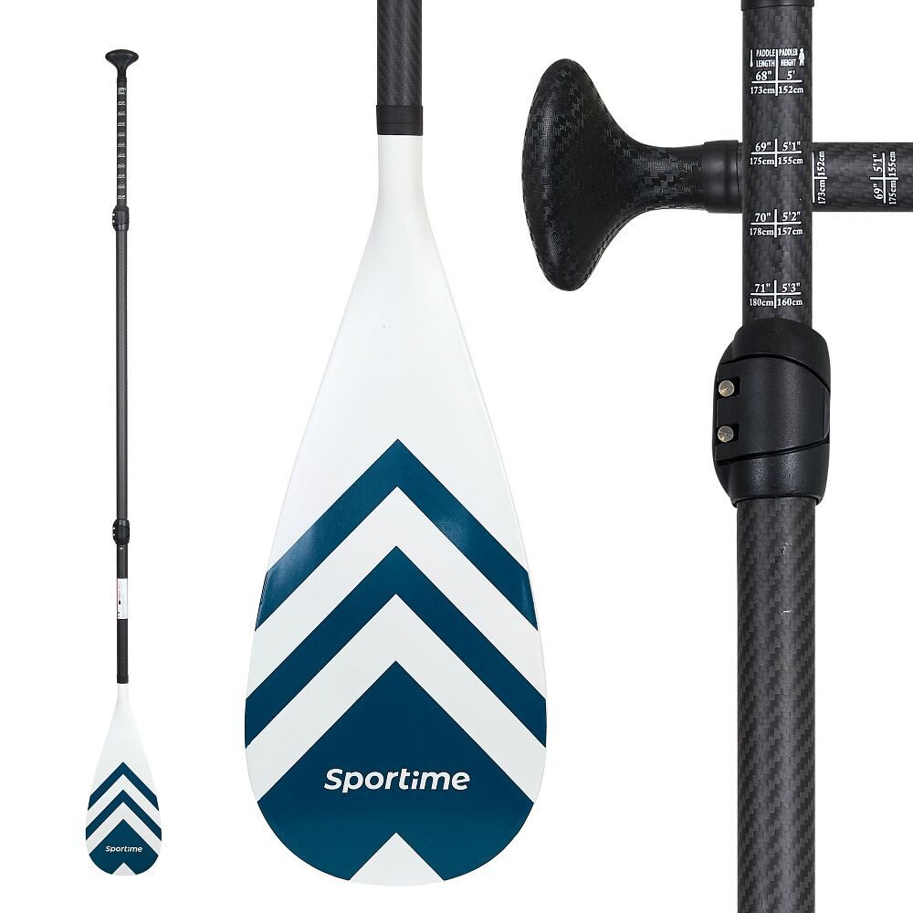 Sportime SUP-Paddel SUP-Paddel, Flexible Länge von 170-210 cm für individuelle Anpassung
