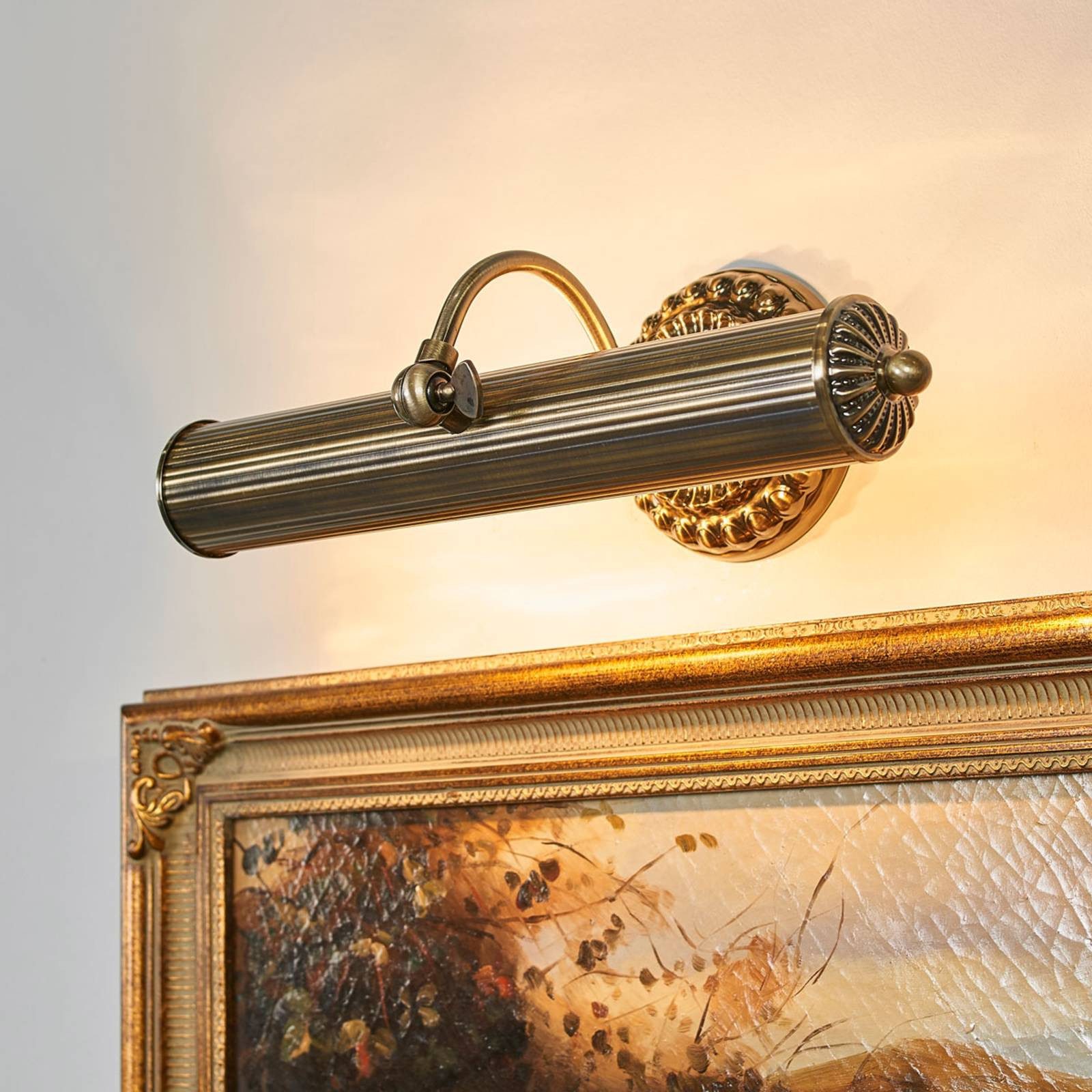 Lindby Bilderleuchte Joely, Metall, Bronze IP20, 2 x 40 W