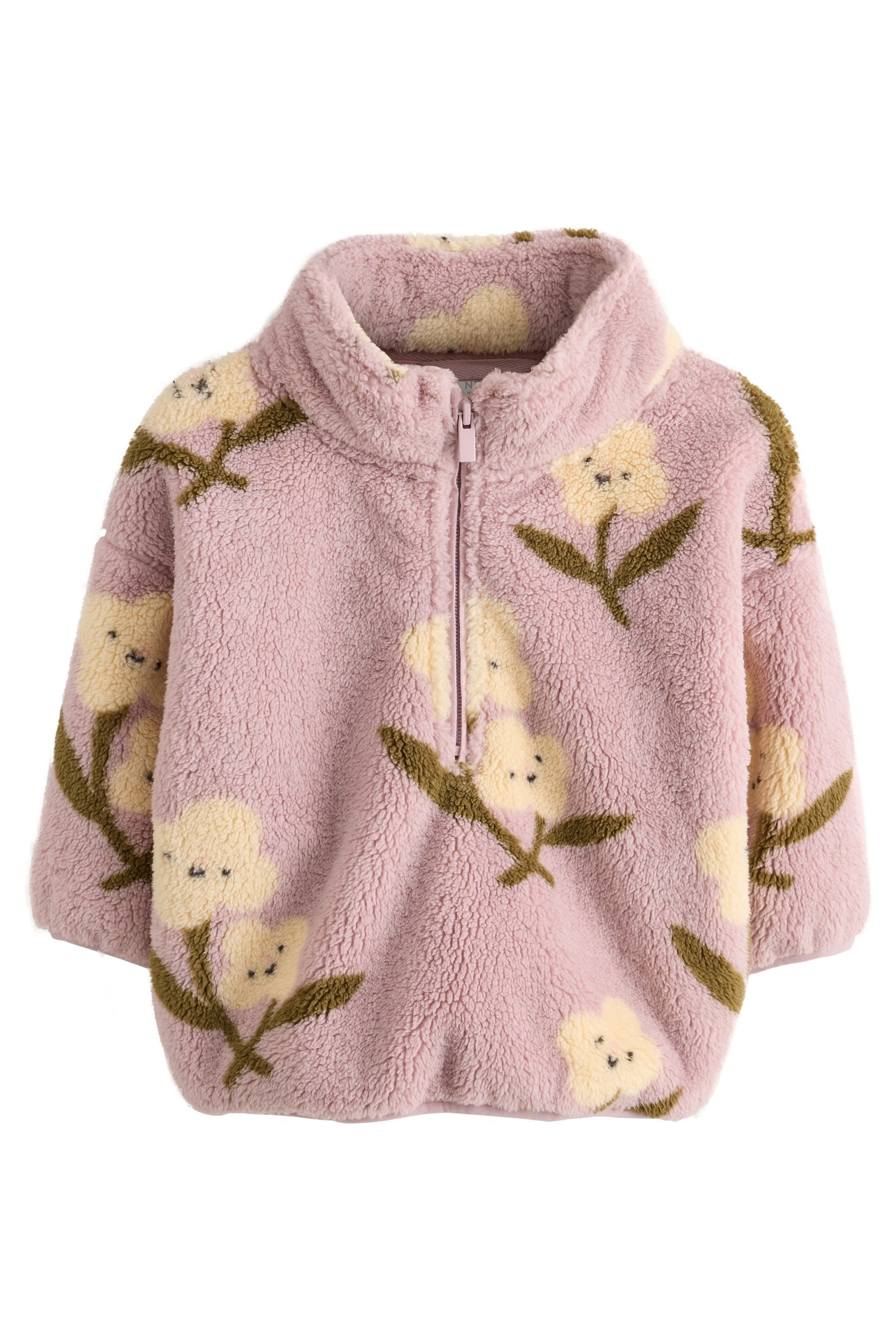 Fleecejacke Fleece mit halbem Reißverschluss