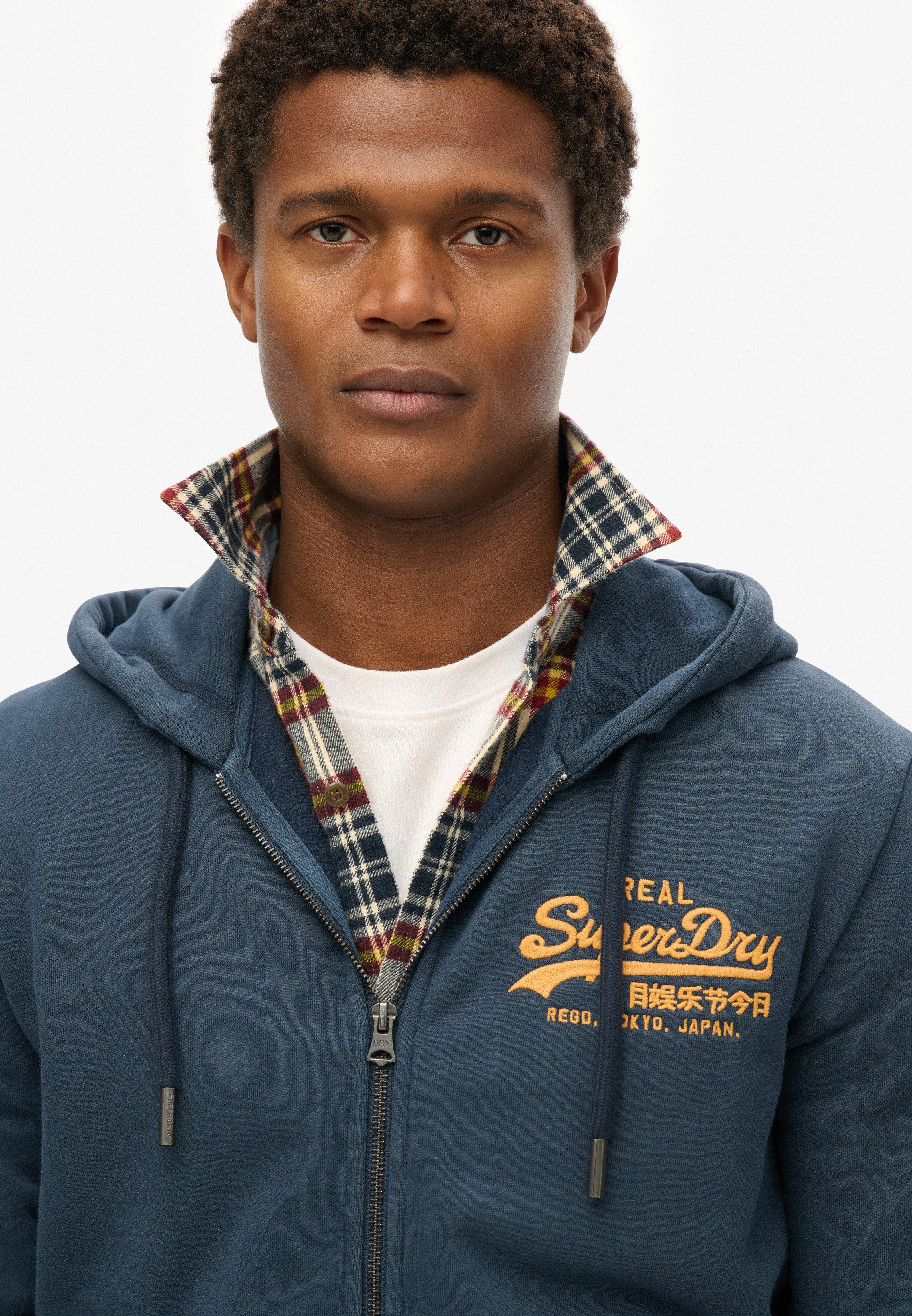 Superdry Kapuzensweatjacke SD-VL EMBROIDERED ZIPHOOD günstig online kaufen