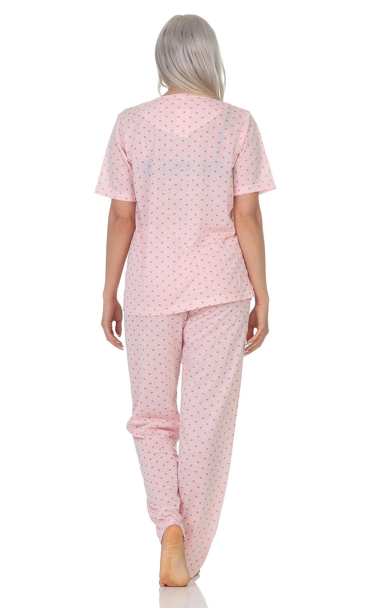 EloModa Pyjama Damen Pyjama zweiteiliger Schlafanzug Nachtwäsche, Gr. M L XL 2XL (2 tlg) – Bild 4 von 4