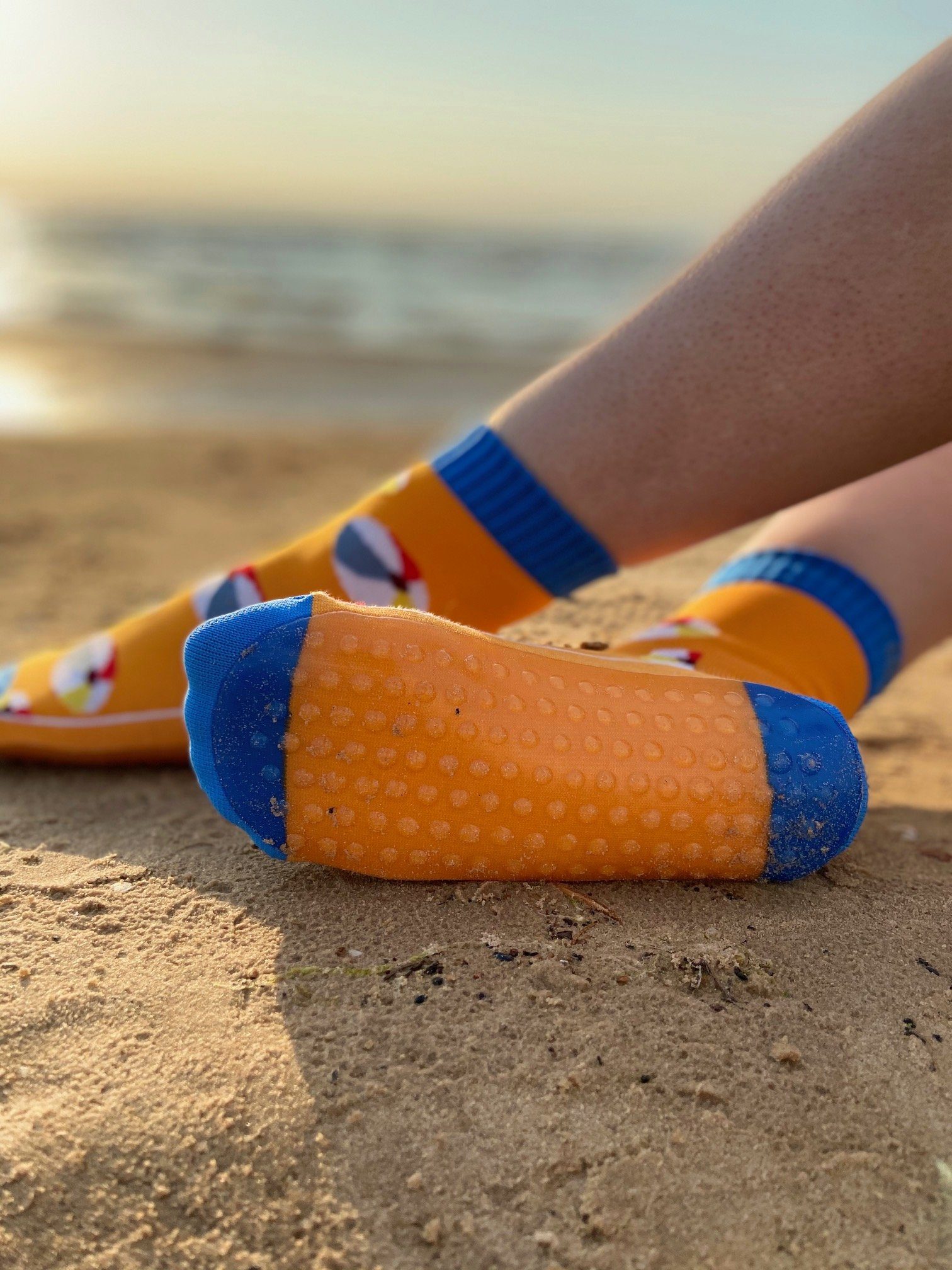 WERI SPEZIALS Strumpfhersteller GmbH ABS-Socken ABS-Strandsocken >>Hawaii Blumen<< mit Polyester