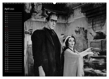 CALVENDO Wandkalender Kultfilme - schwarz-weiße Klassiker (Premium, hochwertiger DIN A2 Wandkalender 2023, Kunstdruck in Hochglanz)