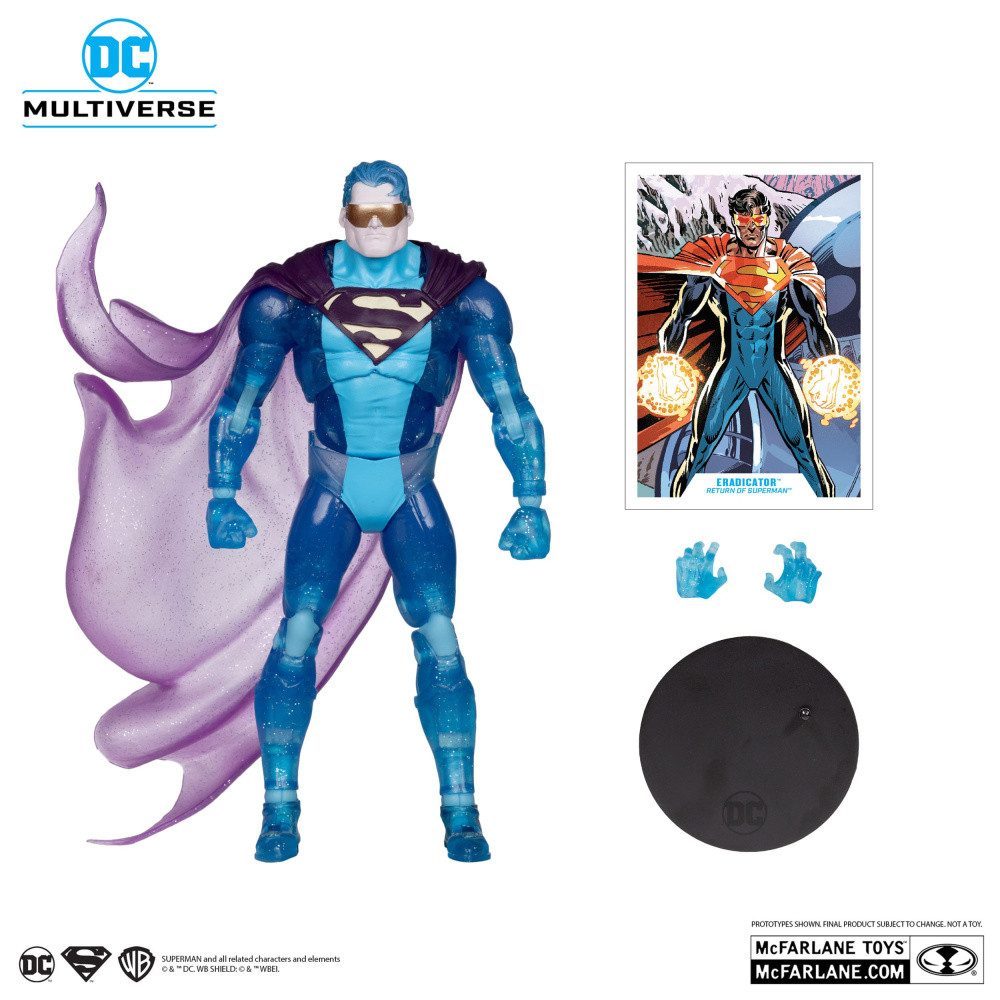 McFarlane Toys Actionfigur Return of Superman DC Multiverse Actionfigur Eradicator (Platinum Edit