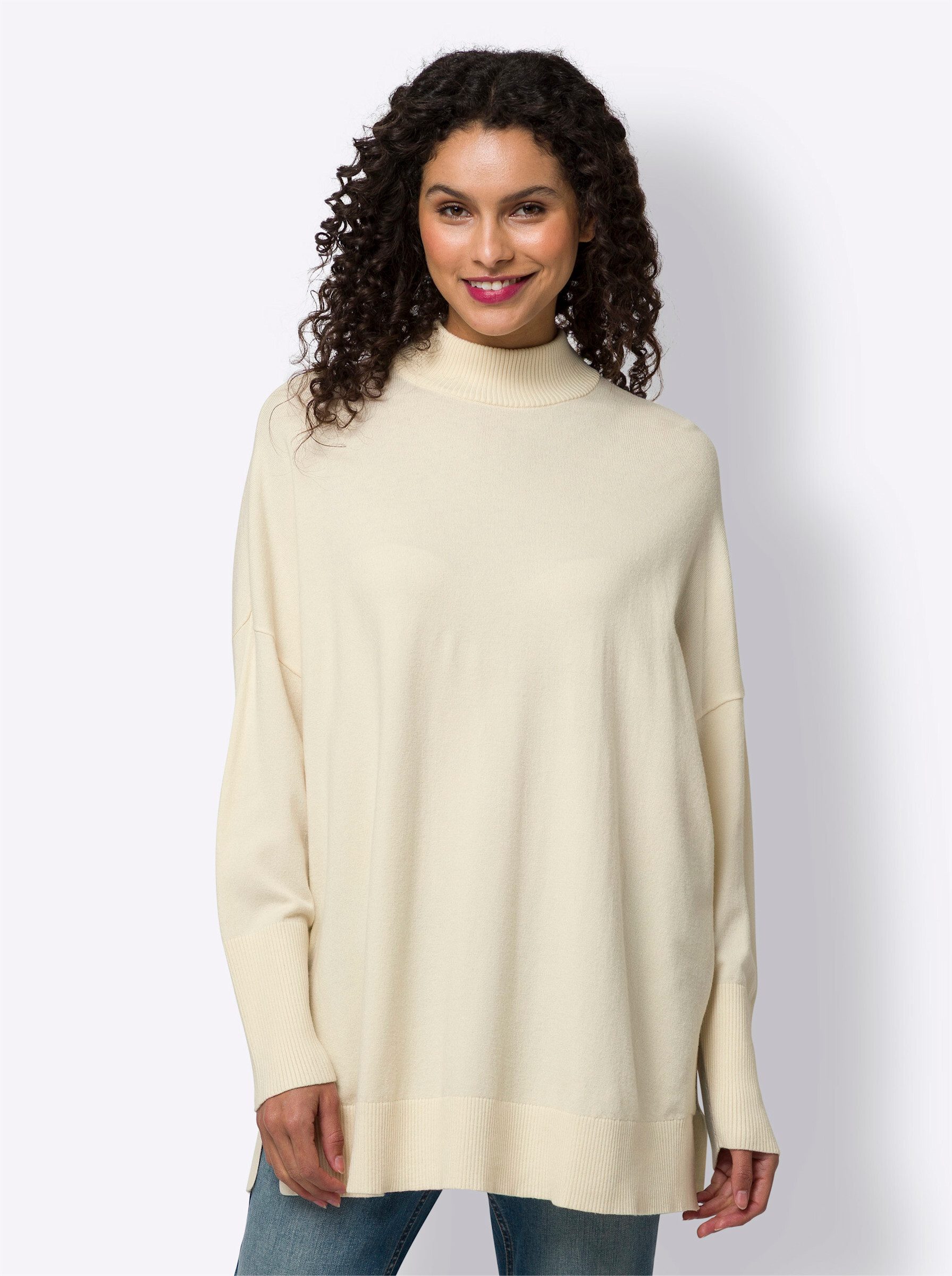 Strickpullover Pullover Langarm Feinstrick