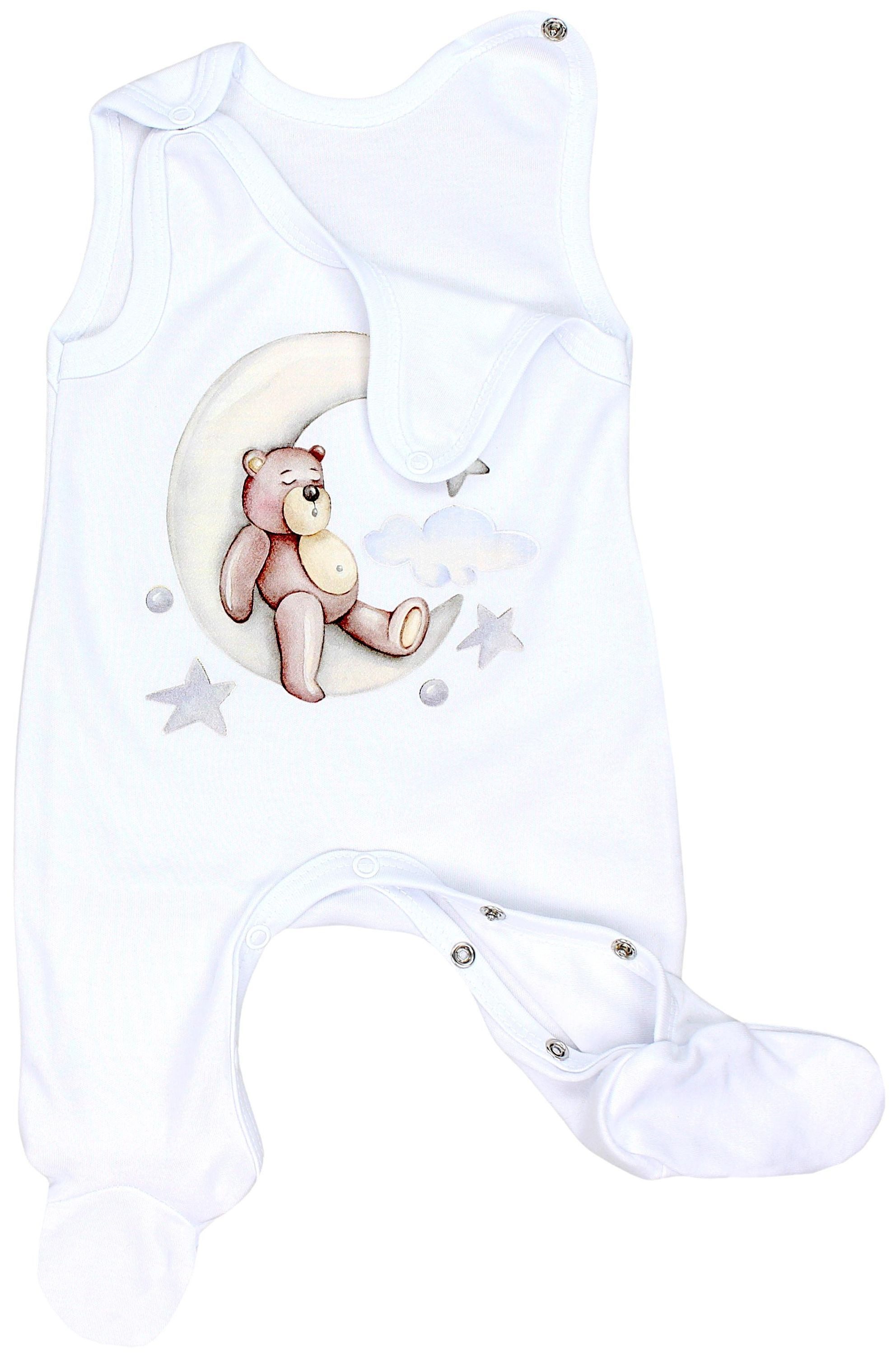 TupTam Strampler TupTam Baby Mädchen Jungen Strampler mit Langarmshirt Aufdruck Spruch