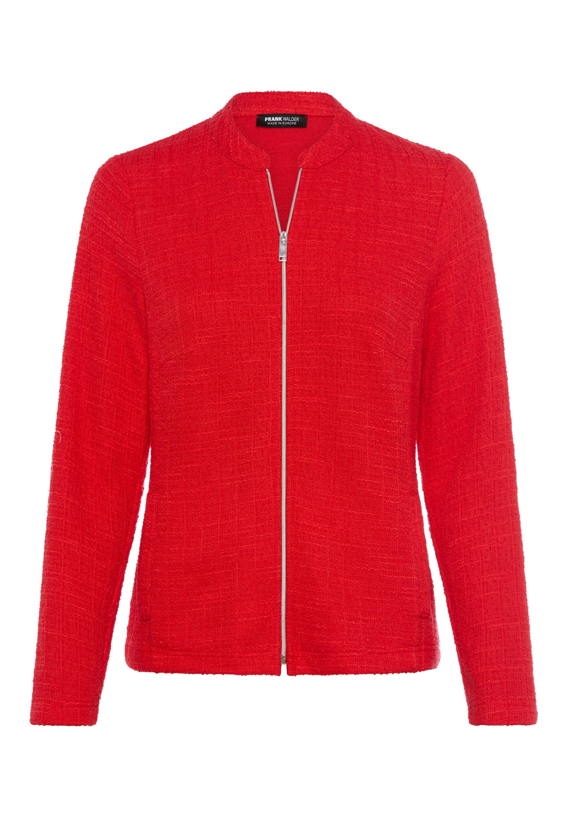 FRANK WALDER Jackenblazer mit markantem Zipper