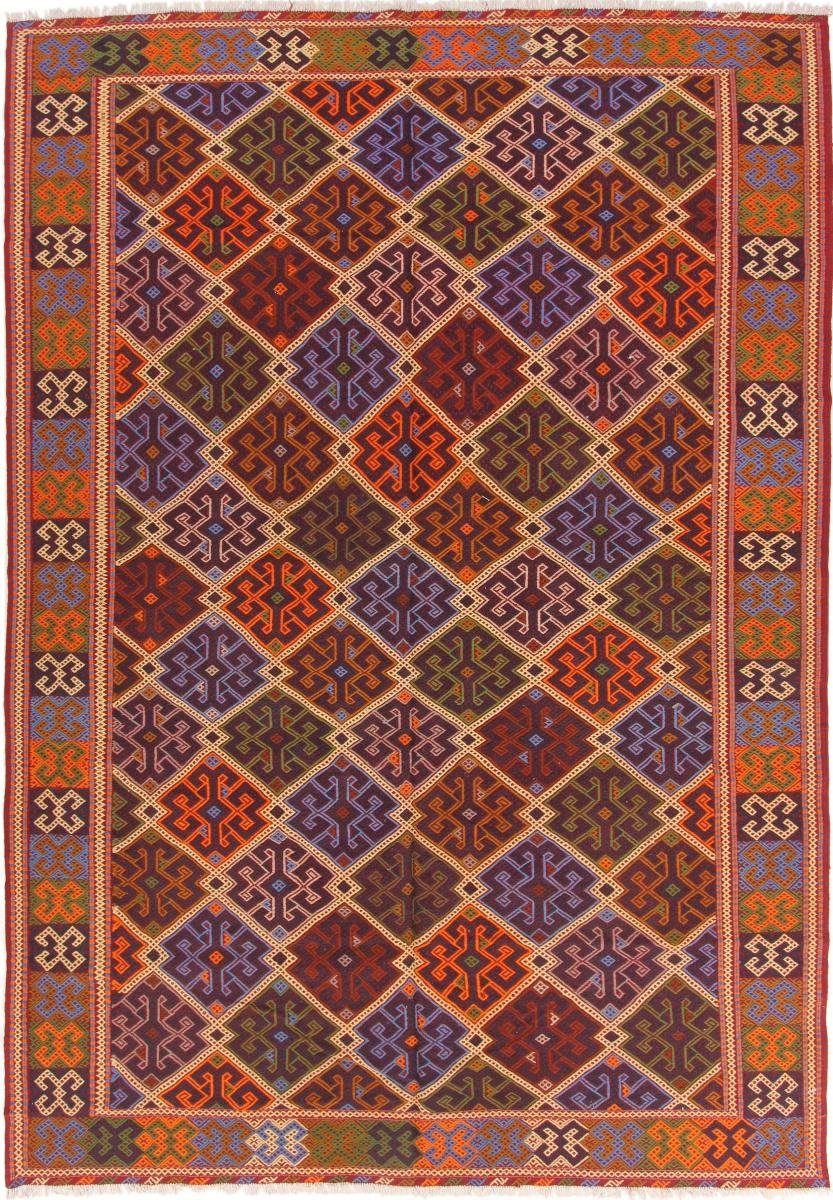 Orientteppich Kelim Afghan 247x351 Handgewebter Orientteppich, Nain Trading, rechteckig, Höhe: 3 mm