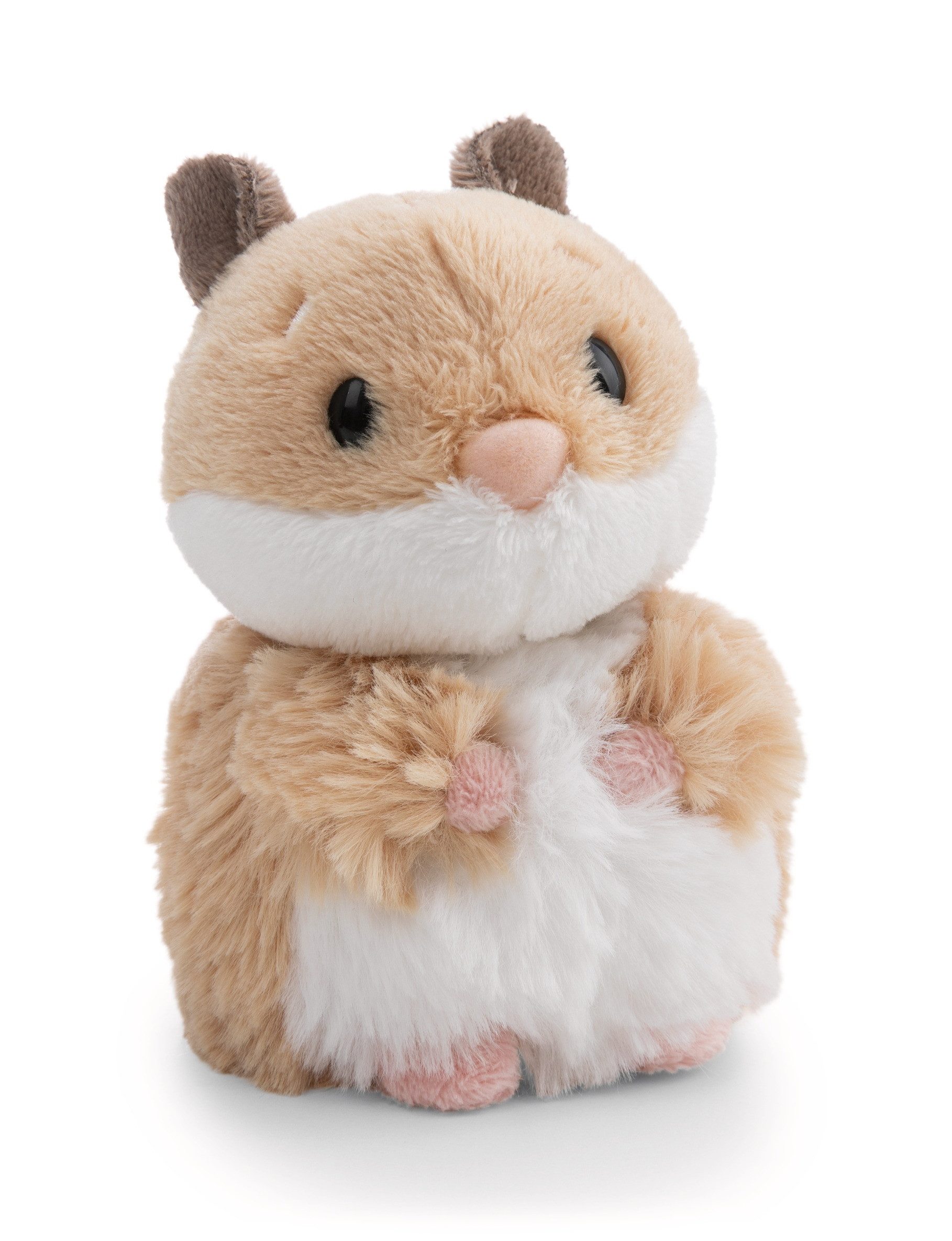 Nici Plüschanhänger Nici Kuscheltier Hamster 12 cm stehend beige/weiß Plüschhamster