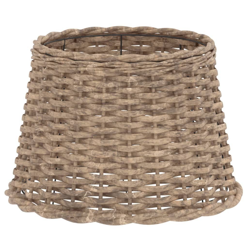 vidaXL Lampenschirm Lampenschirm Braun Ø40x26 cm Korbweide günstig online kaufen
