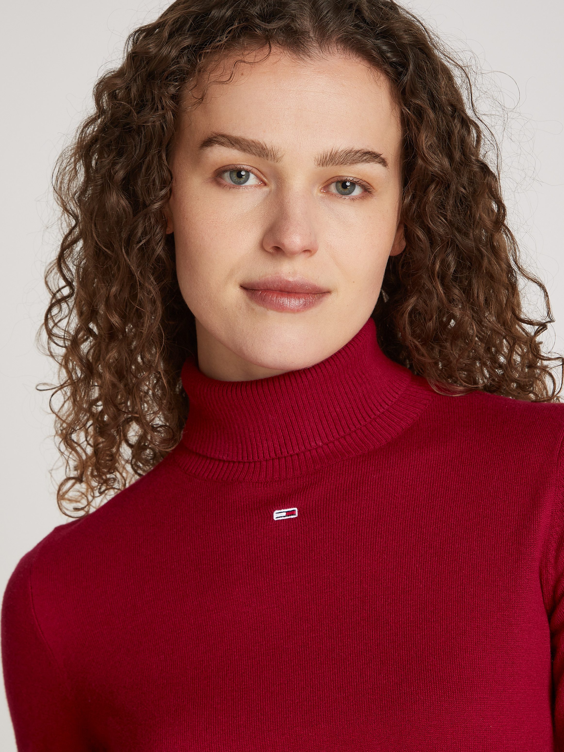 Tommy Jeans Curve Rollkragenpullover TJW ESSENTIAL günstig online kaufen