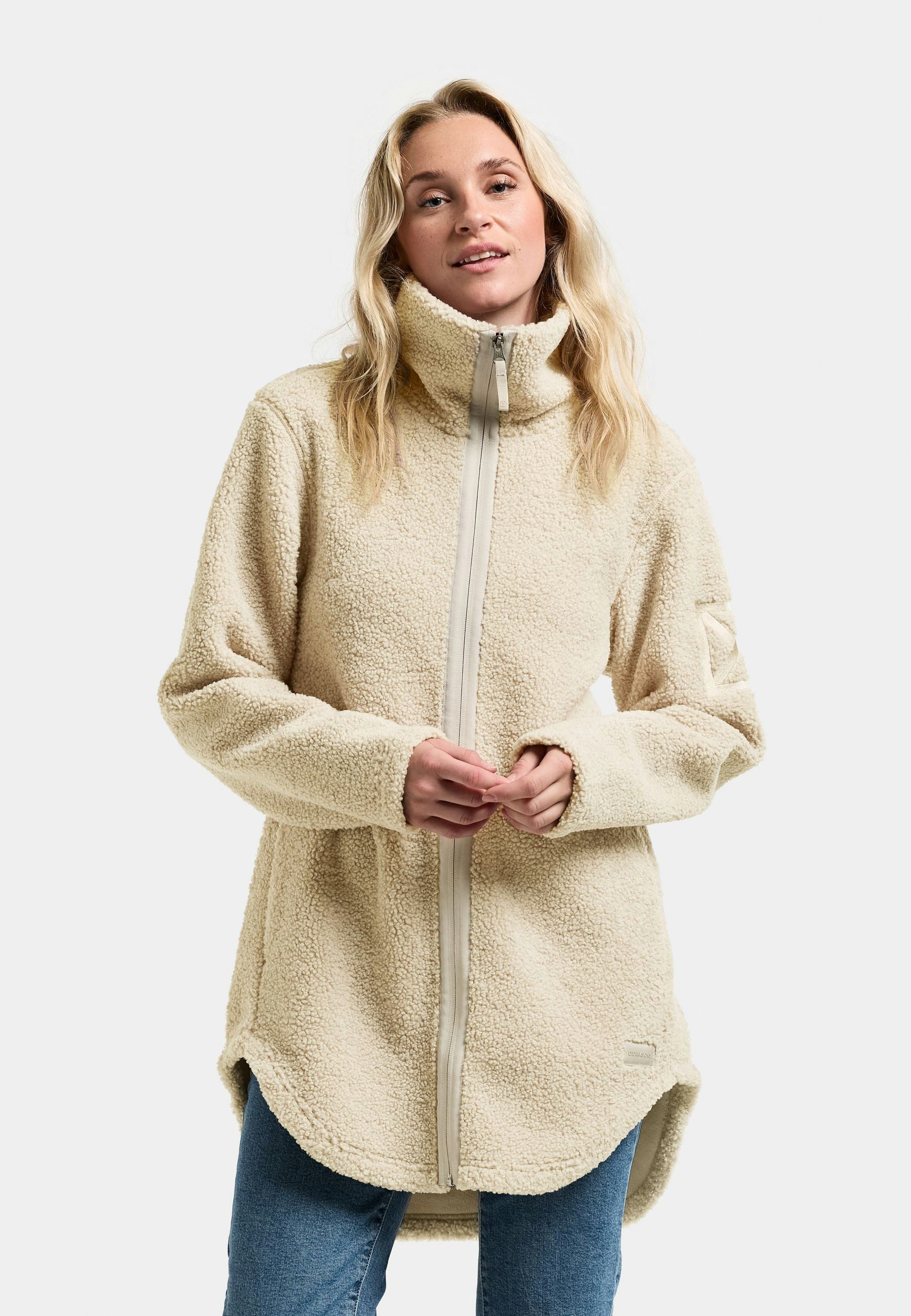 Didriksons Fleecejacke Damen Pile Teddy UMI mit Taschen günstig online kaufen