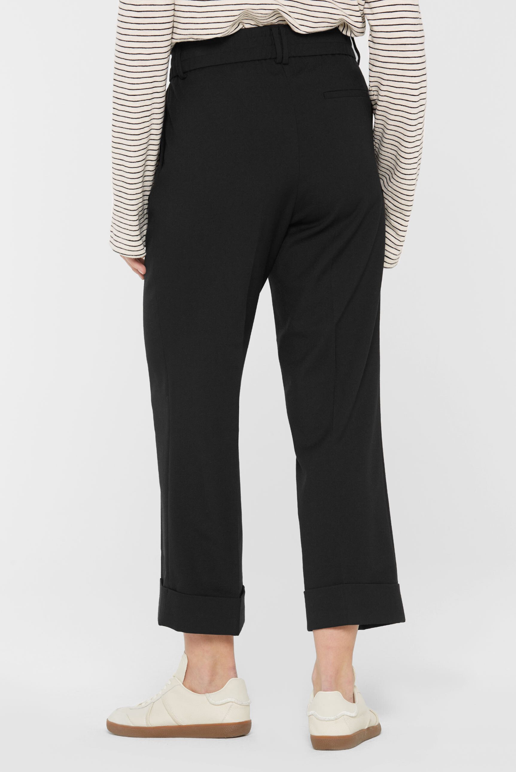 SENSES.THE LABEL Bundfaltenhose mit Elastikbund hinten – Bild 5 von 5