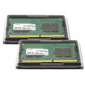 MTXtec 16GB Kit 2x 8GB SODIMM DDR4 PC4-17000 2133MHz 260 pin Laptop-Arbeitsspeicher