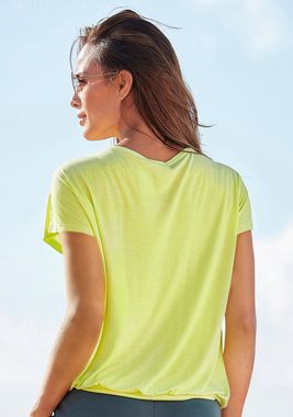 Venice Beach Kurzarmshirt mit Logodruck vorne, T-Shirt, Strandshirt, sportlich-sommerlich