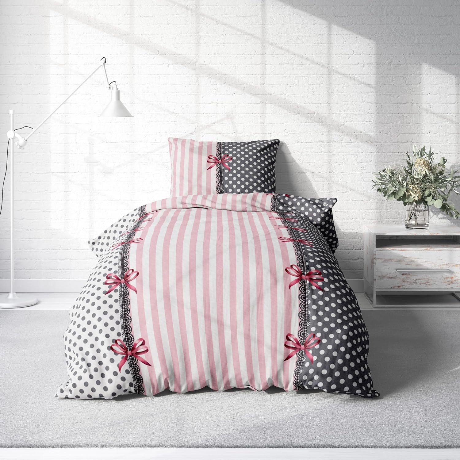 Buymax Bettwäsche Fleece Bettbezug-Set, Winterbettwäsche, Marie, Fleece, 3 günstig online kaufen