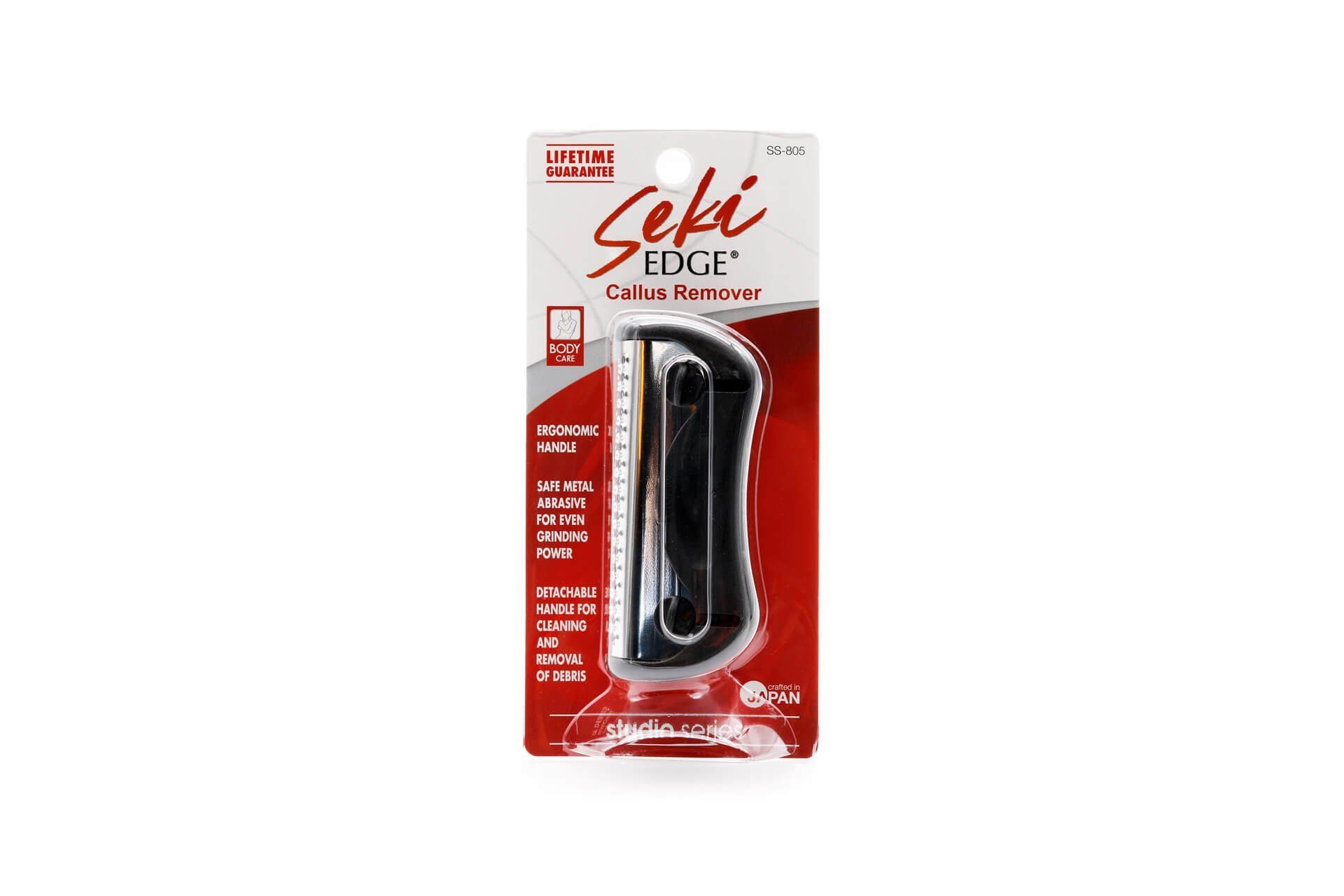 Seki EDGE Hornhautfeile cm, aus SS-805 8.4x3.5x2.3 Hornhautentferner handgeschärftes Qualitätsprodukt Japan