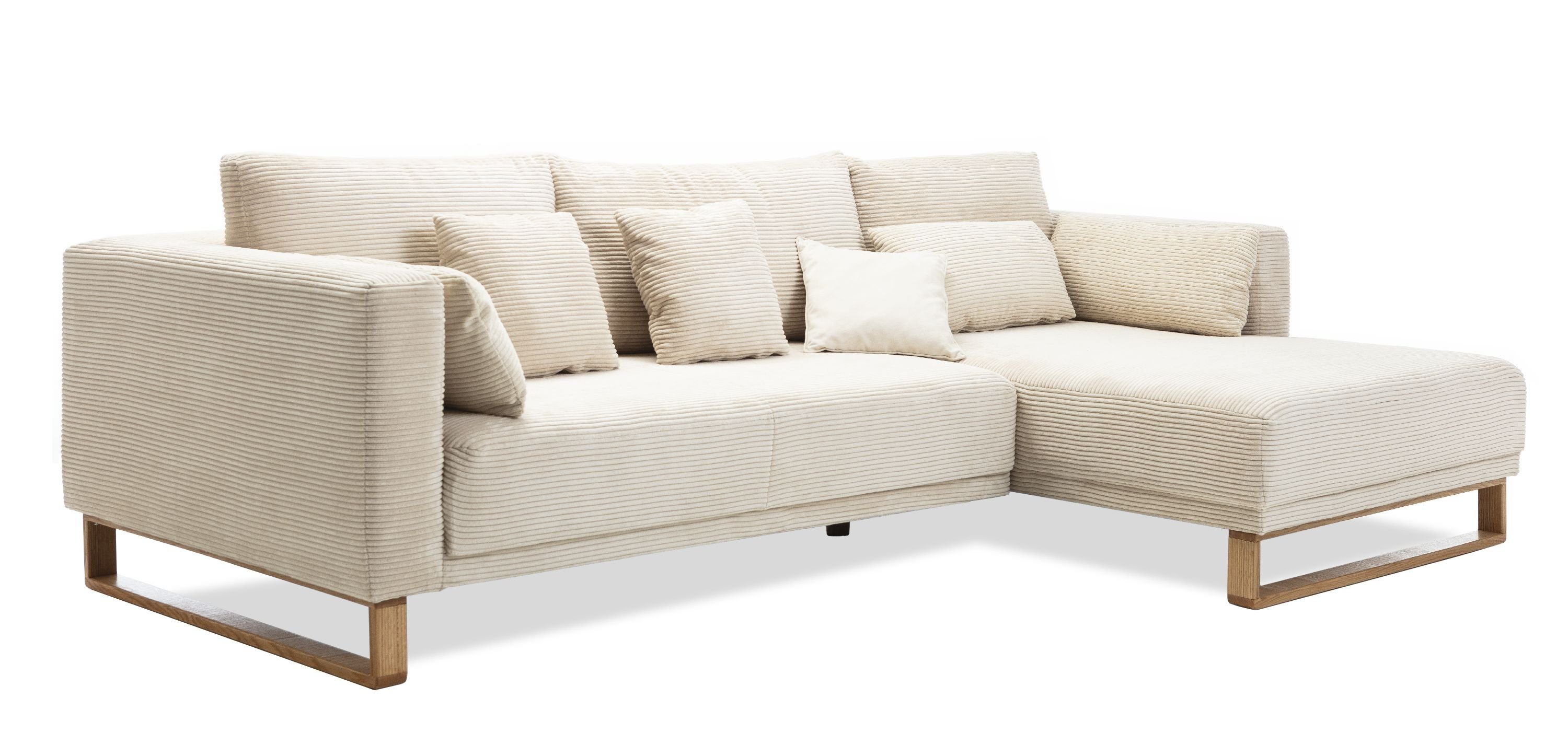 SANSIBAR LIVING Schlafsofa Verwandlungsecke SANSIBAR FRIESLAND BHT 293x67x187 cm beige