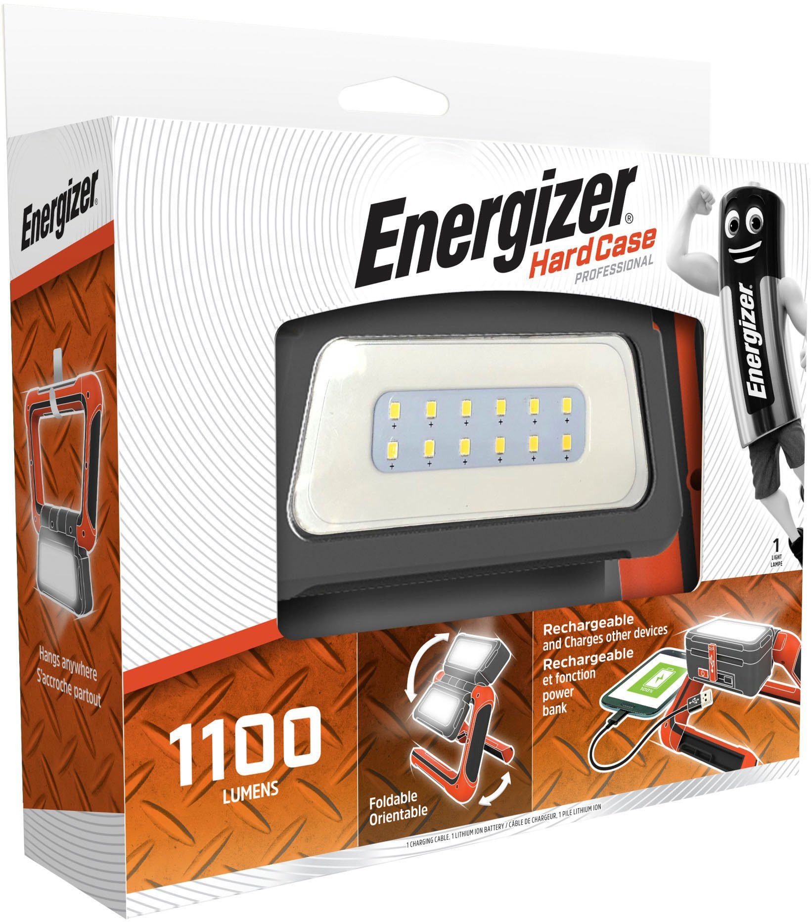 Energizer LED Taschenlampe Versatile Light Hardcase Work