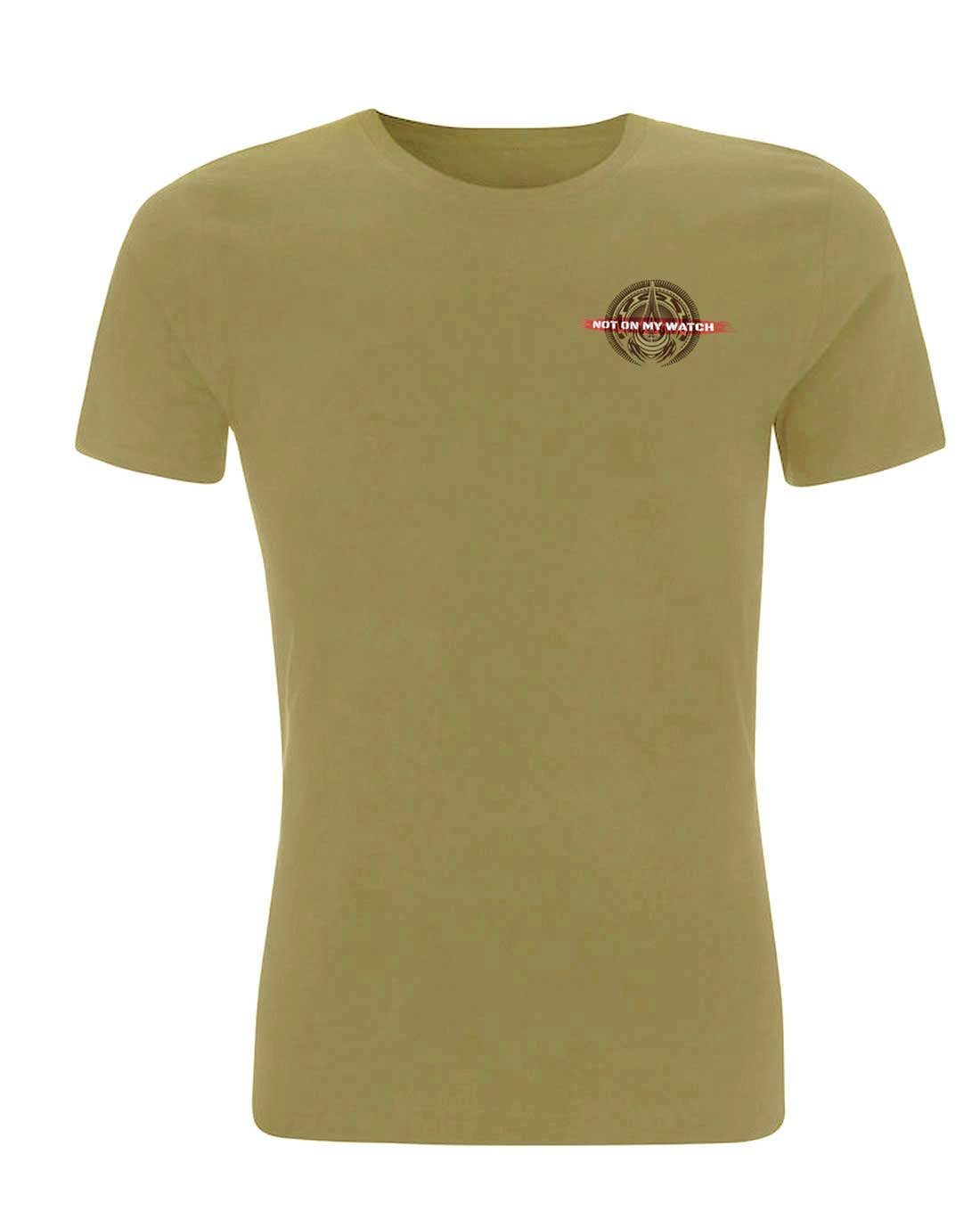 UF PRO T-Shirt Not on my Watch Tee Moss Green