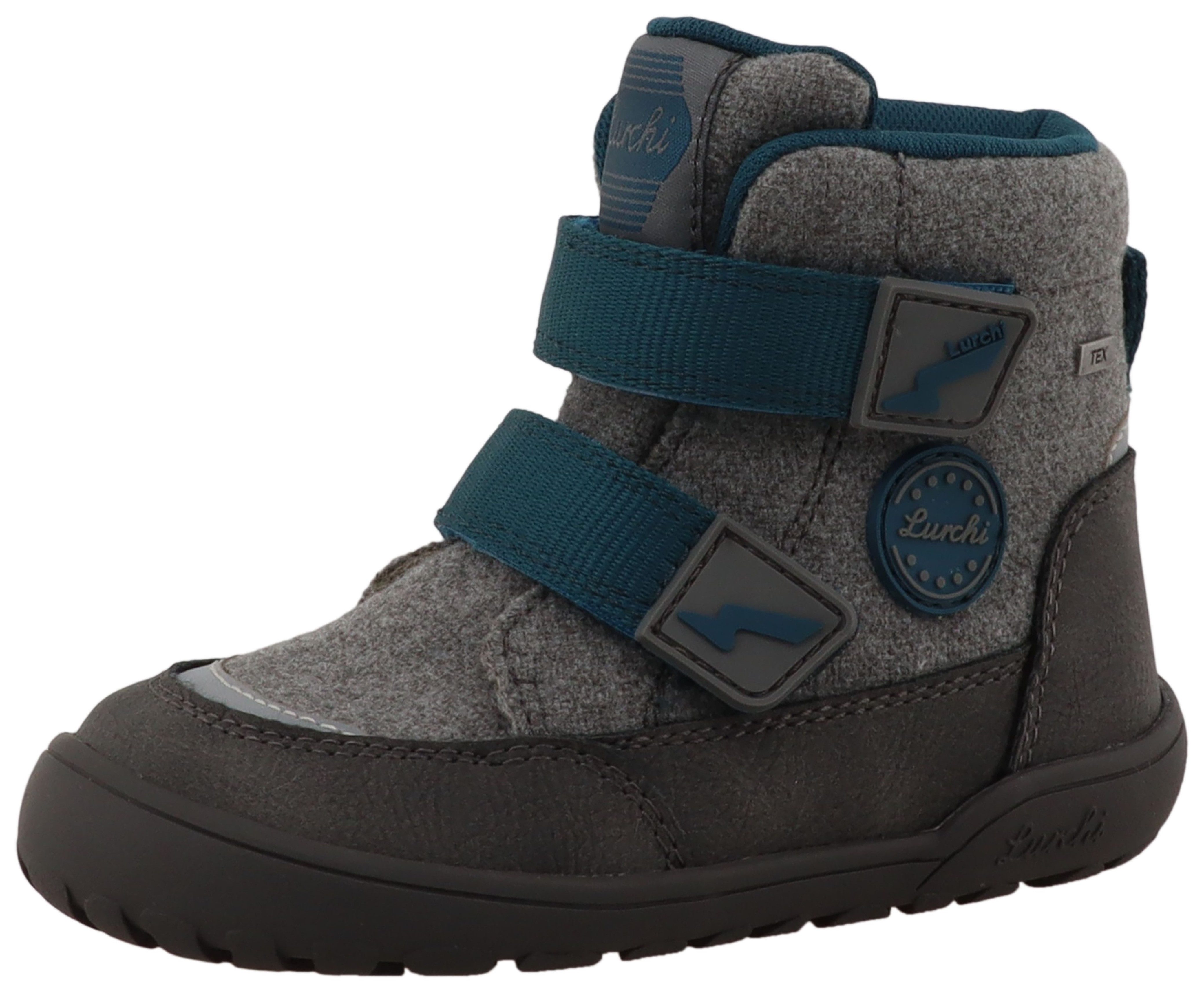 Lurchi Jumpy Barefoot-TEX Barfußschuh Winterboots mit Kontrastbesätzen, Größenschablone zum Download